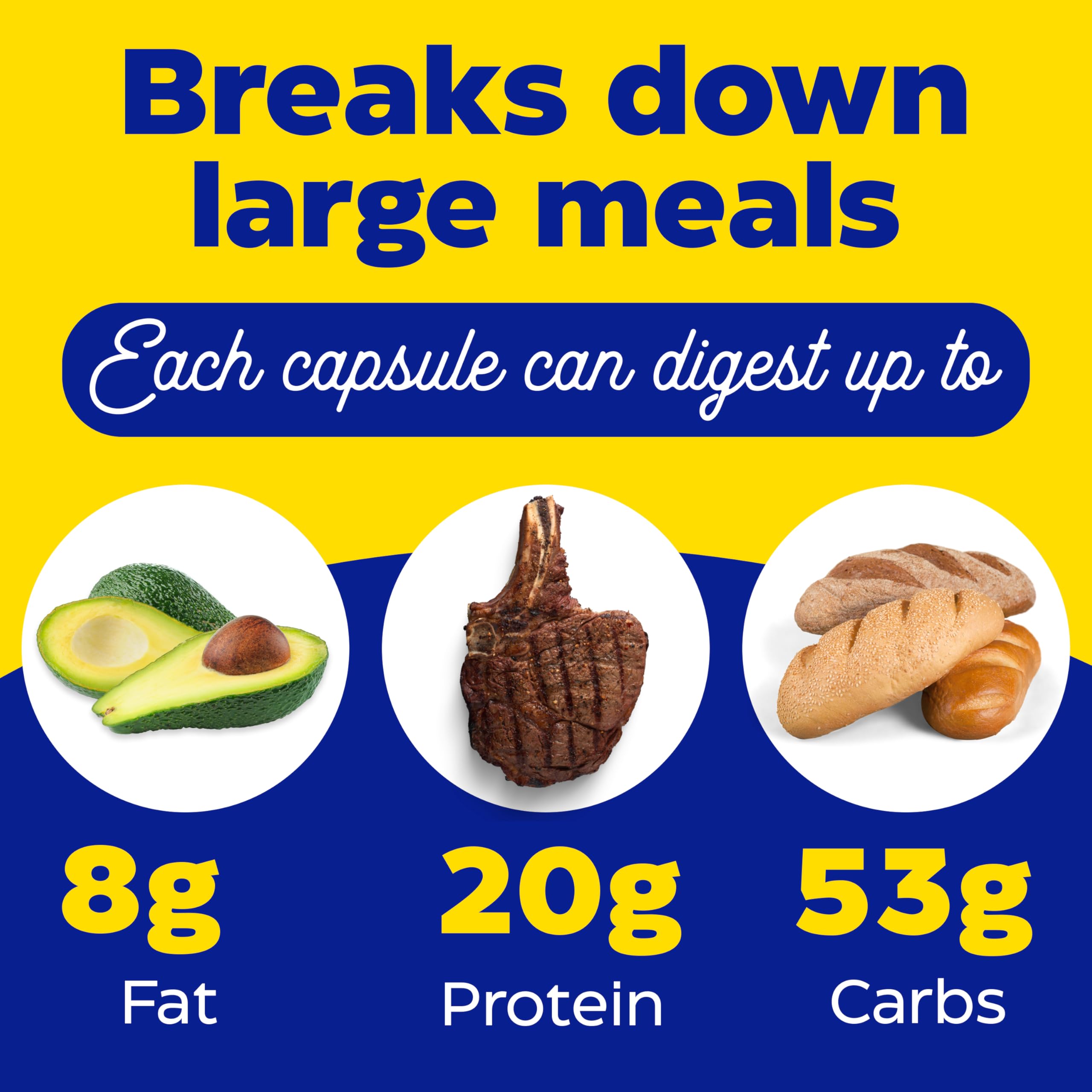Enzymedica - Digest Spectrum - Broad-Spectrum Digestive Enzyme Supplement for Comfortable Mealtime Experience, Helps with Food Sensitivity Support, Dairy, Gluten-Free