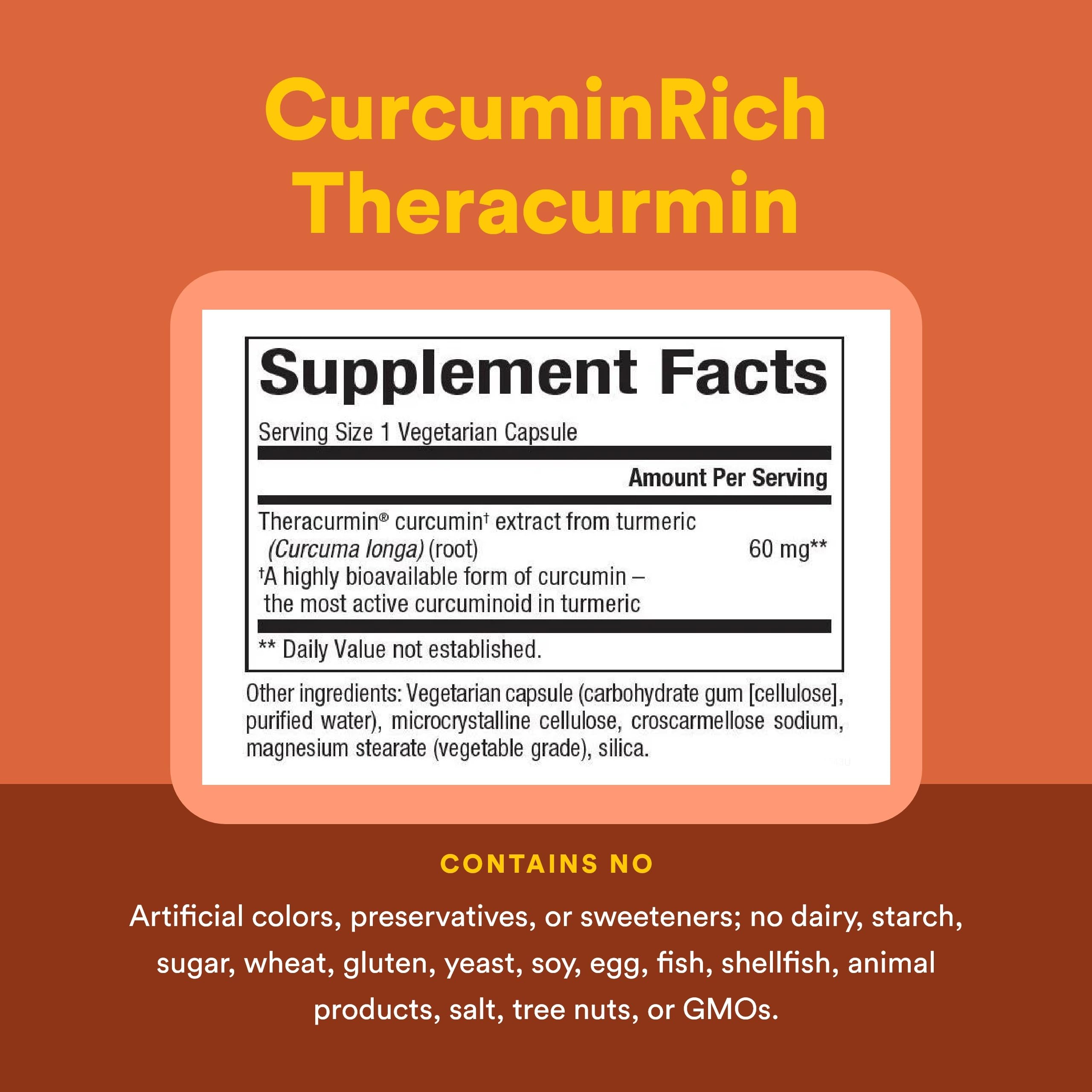 Natural Factors CurcuminRich Double Strength Theracurmin, 120 Capsules
