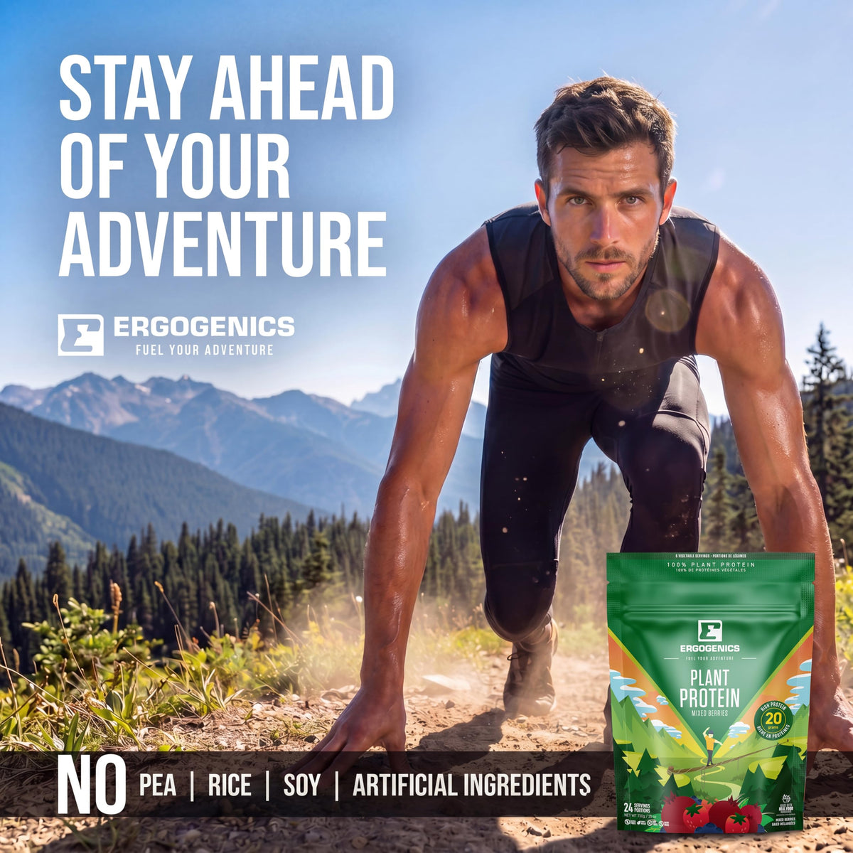 Ergogenics Nutrition Plant Protein +Greens