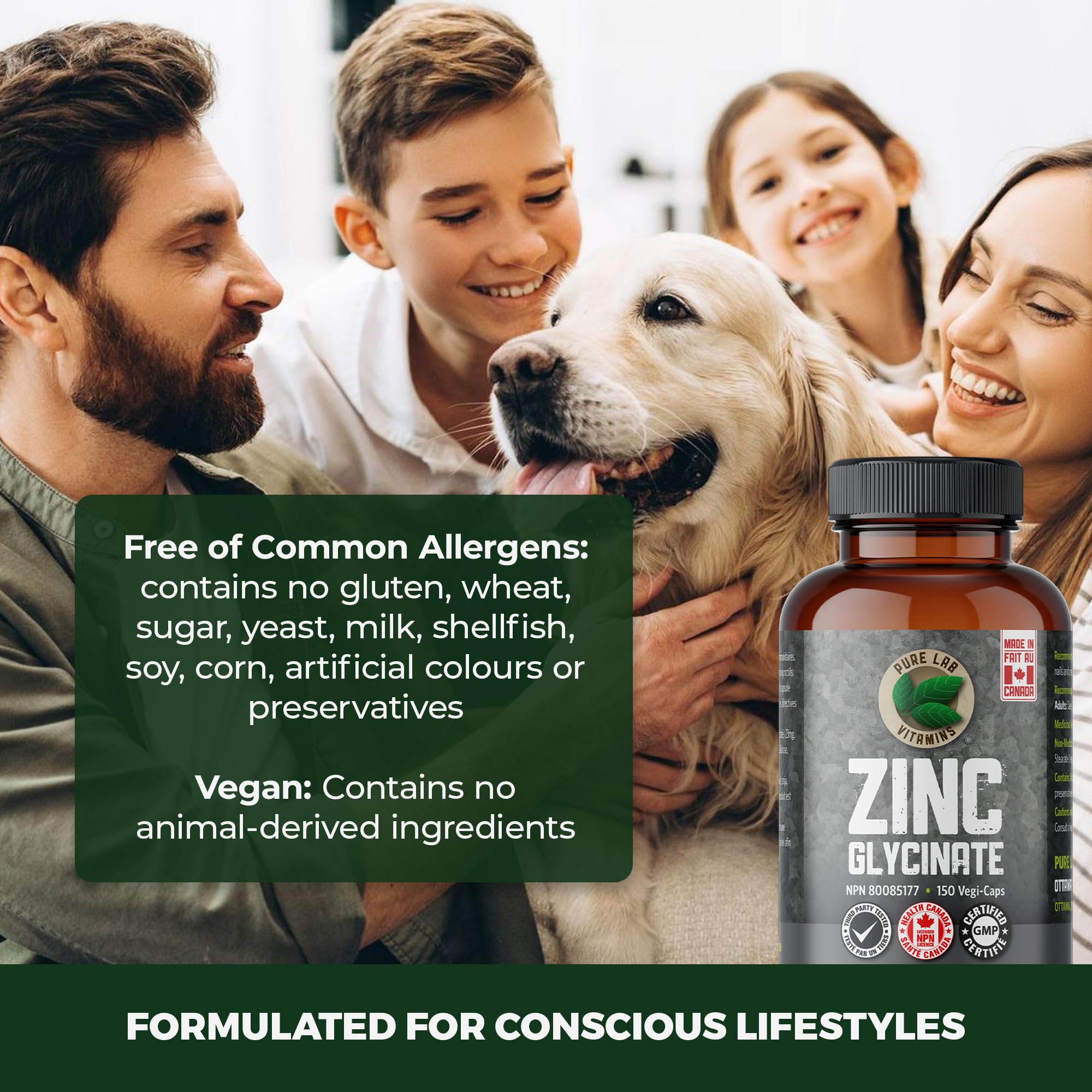 Pure Lab Vitamins - Zinc Glycinate