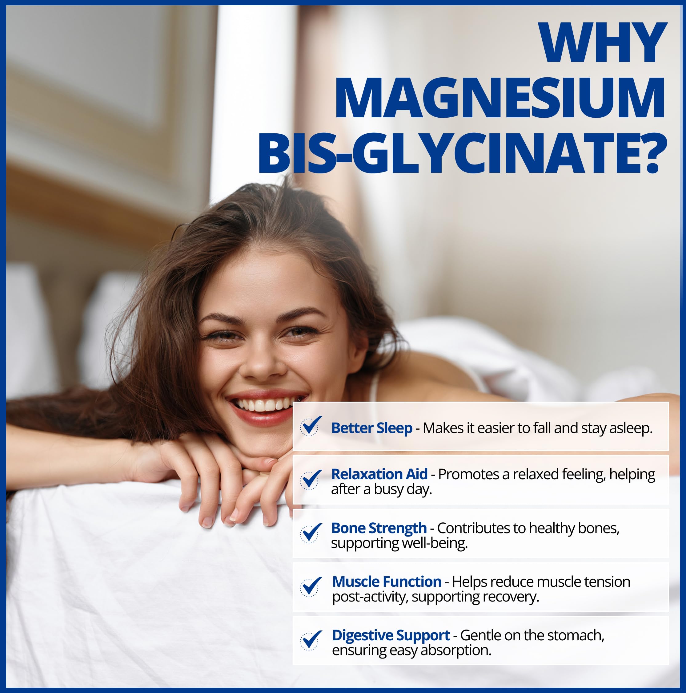 CanPrev - Bisglycinate de magnésium pur 200mg (Doux) | Supplément complexe de chélate élémentaire | Idéal pour les os, les articulations, la digestion, la constipation et un meilleur sommeil | Végétalien