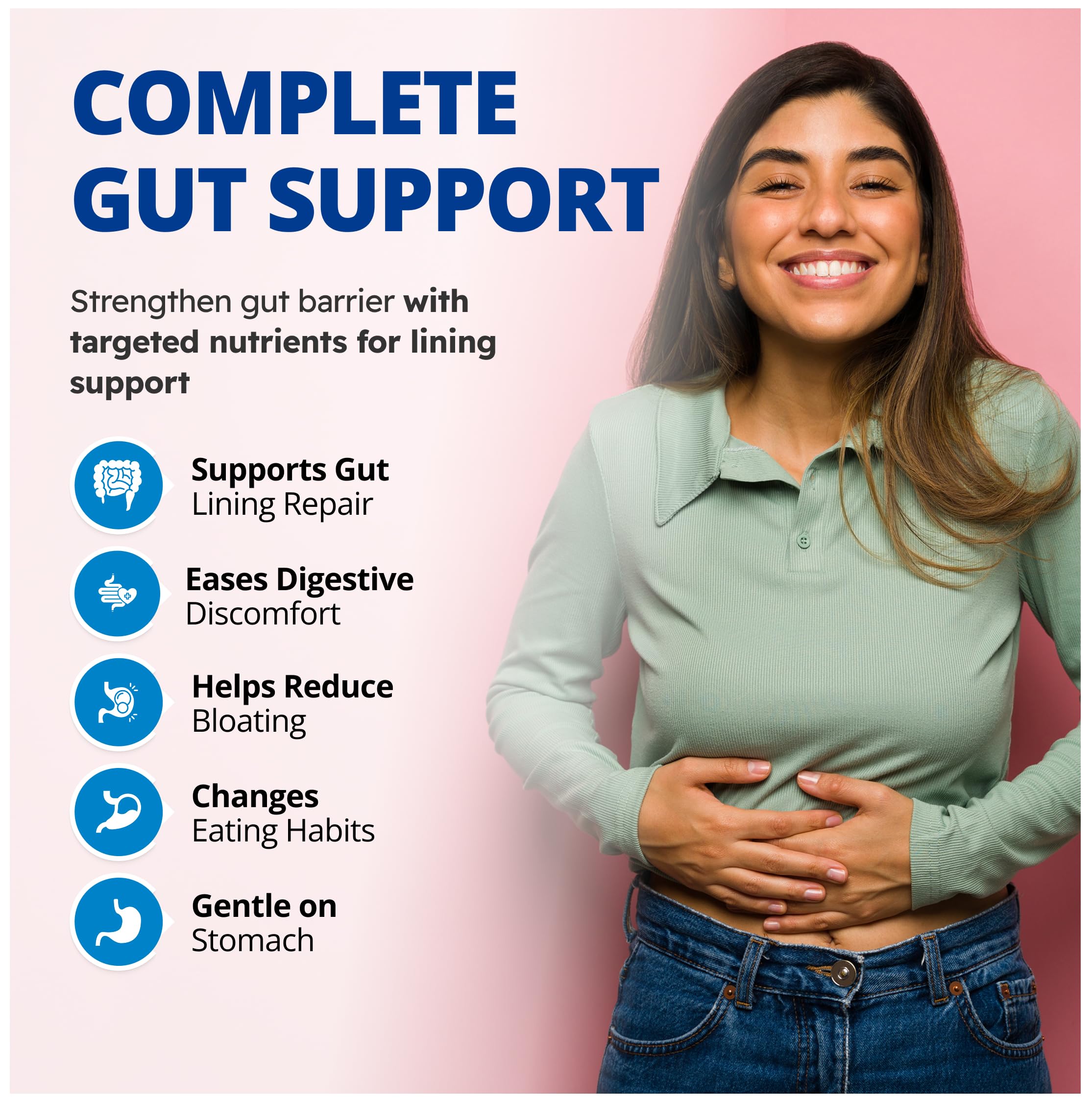 CanPrev - Gut Repair, 90 Capsules 45-Day Supply - Bovine Colostrum & Calendula Flower Extract - Dietary Supplement with Digestive Enzymes for Gut Maintenance - Non-GMO and Gluten-Free