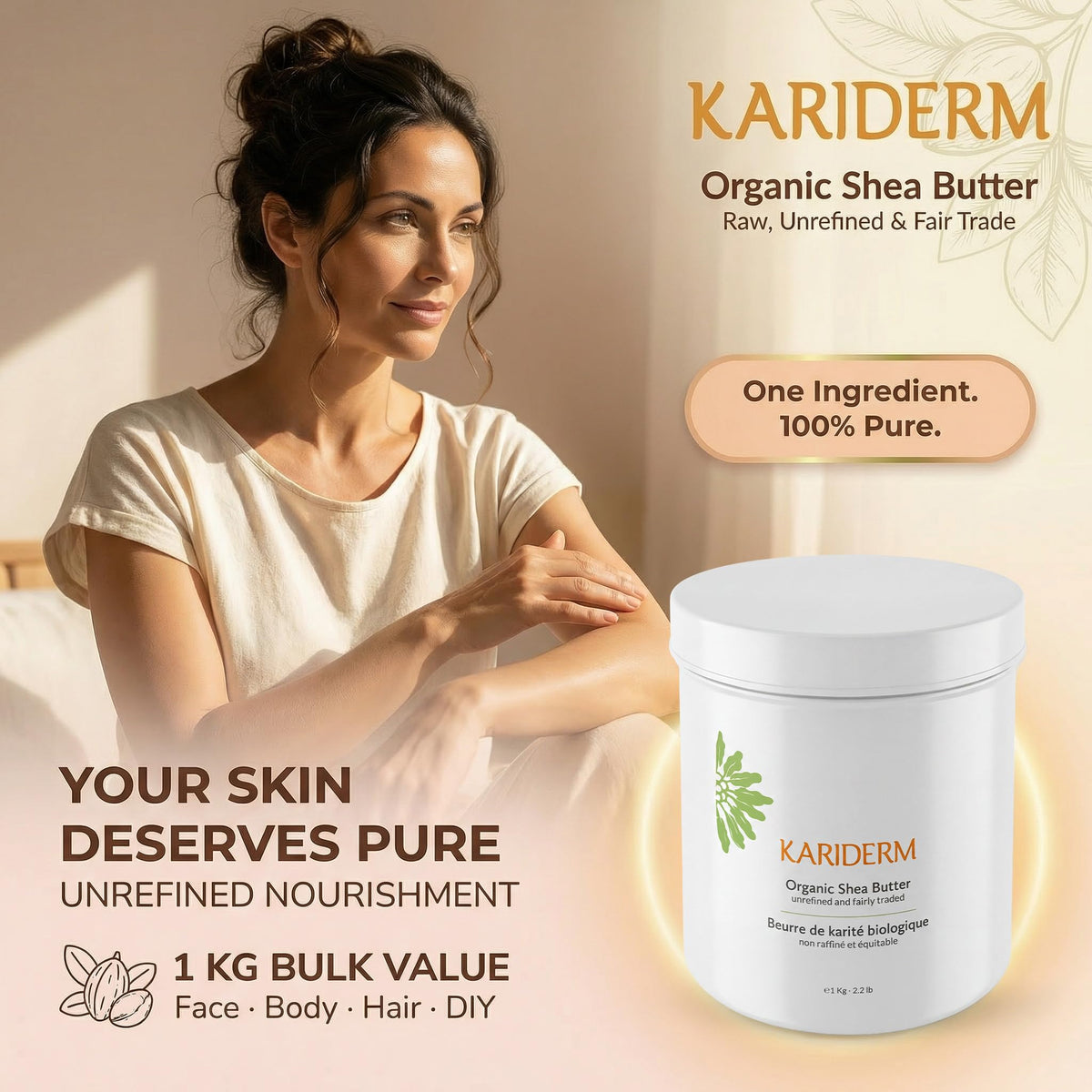 KARIDERM Organic Shea Butter