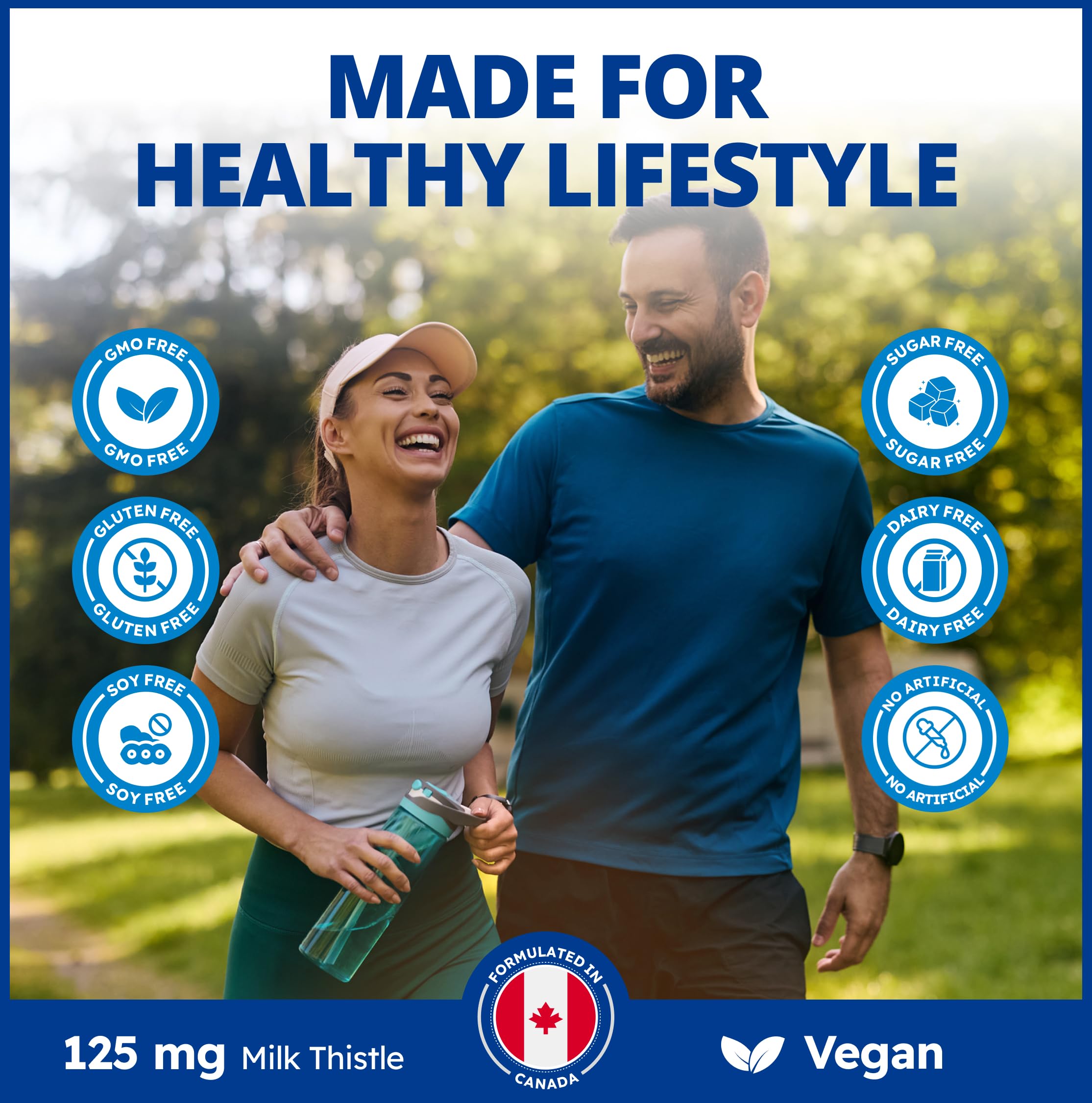 CanPrev Chardon-Marie Liposomal 225ml Liquide 45 portions – Noix de coco, caramel, sans alcool ajouté, favorise la fonction hépatique et l'équilibre digestif - Végétalien, sans OGM et sans gluten