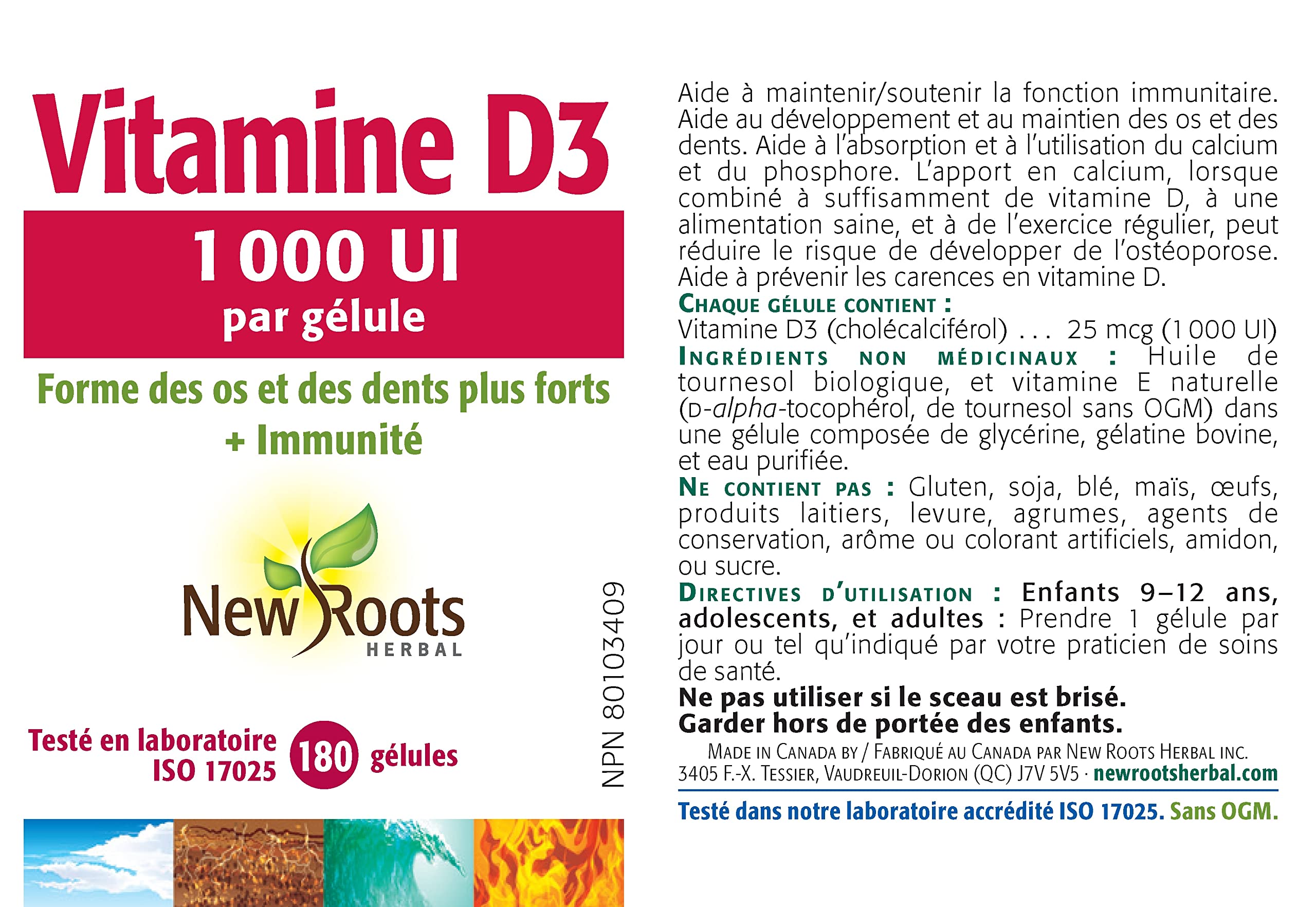 New Roots Herbal - Vitamin D3