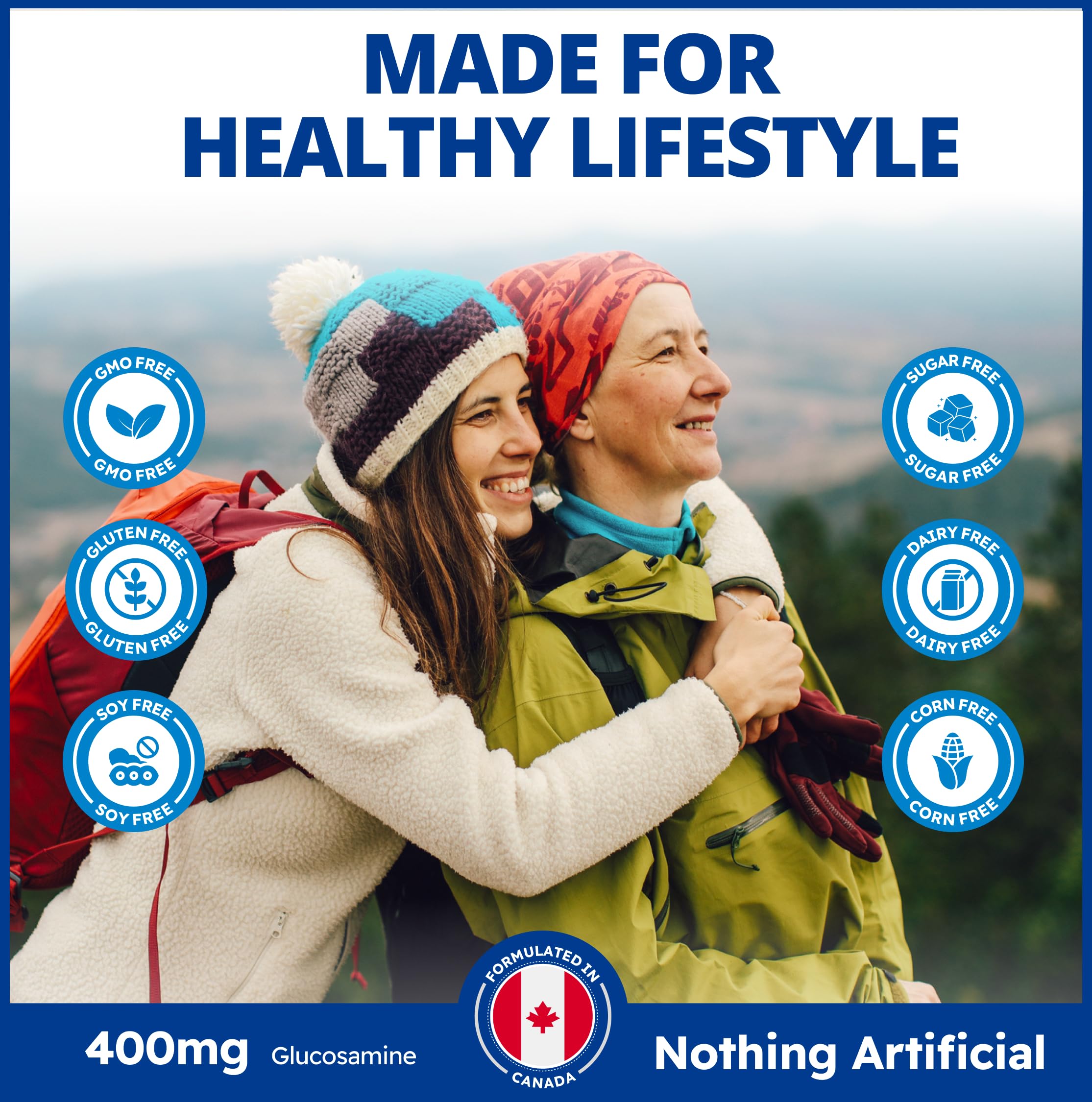 CanPrev Formule Joint-Pro, 90 capsules - Glucosamine, Chondroïtine, MSM, Boswellia, Griffe du diable et Curcumine, Favorise la souplesse des articulations et maintient un cartilage sain, Sans OGM et sans gluten