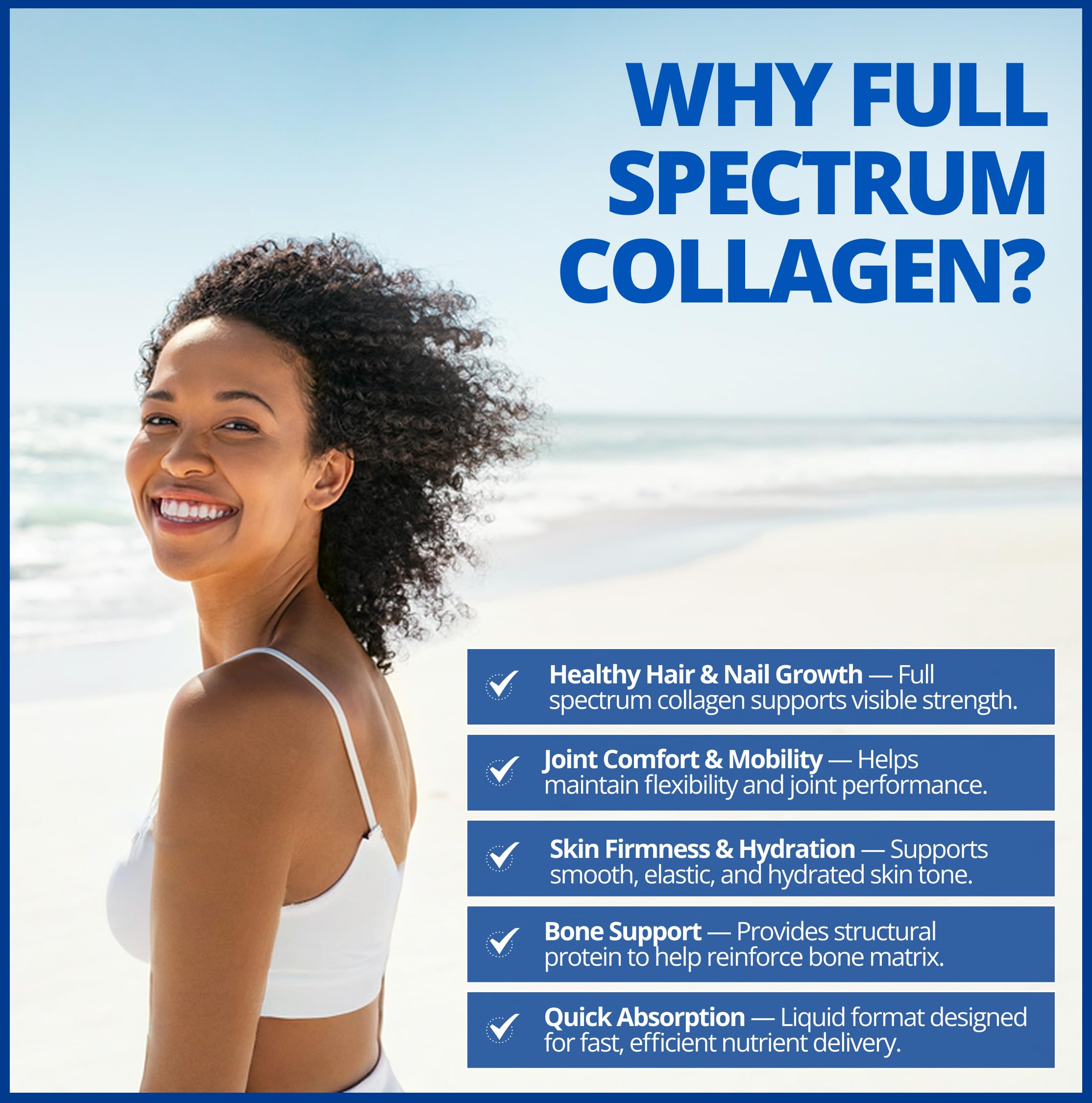 CanPrev Collagen Spectre Complet, 500 ml liquide 33 portions - Peptides de collagène marin et bovin - Aide à construire une peau saine, des os, des muscles, du cartilage et des articulations solides - Sans OGM et sans gluten