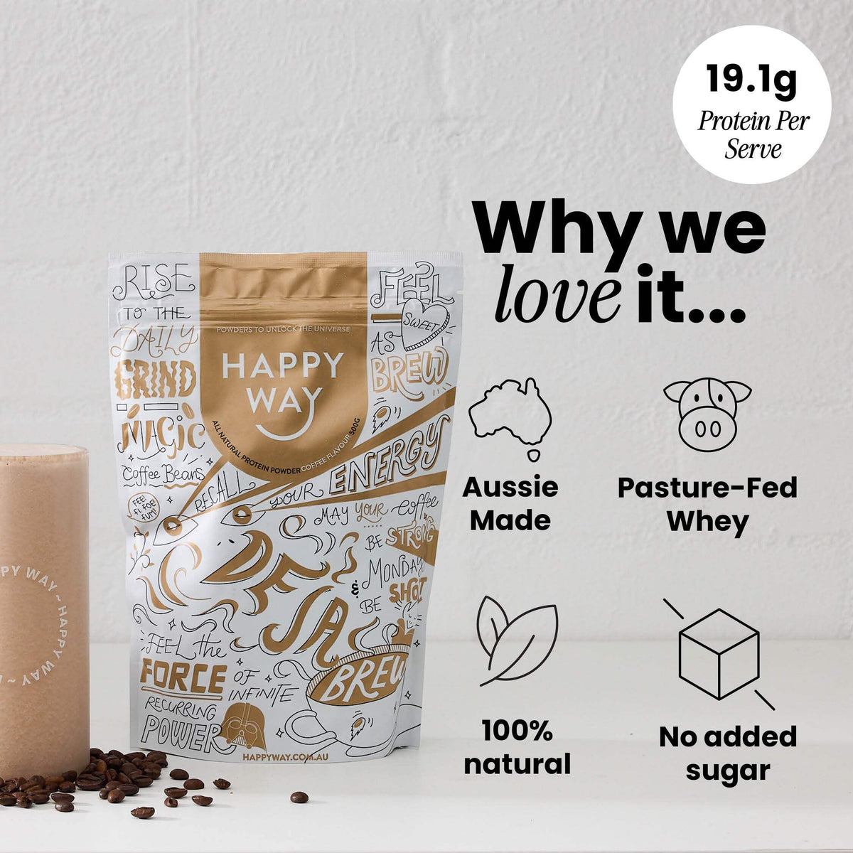 Happy Way Whey Protein Powder
