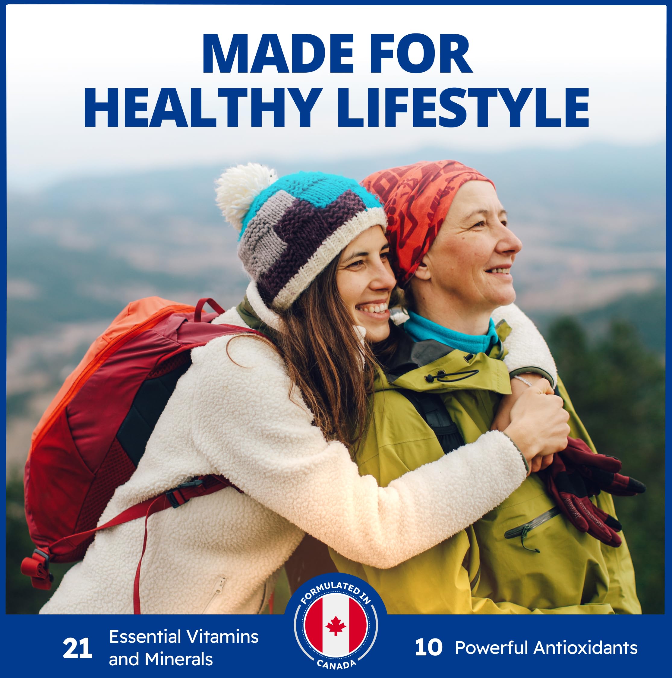 CanPrev Immuno Multi, 90 Veg Caps, 30-Day Supply - Vegan and Non-GMO - Daily Multivitamin with N-Acetyl-Cysteine and 21 Essential Nutrients, Balanced Formula - Includes 10 Antioxidants for Vitality
