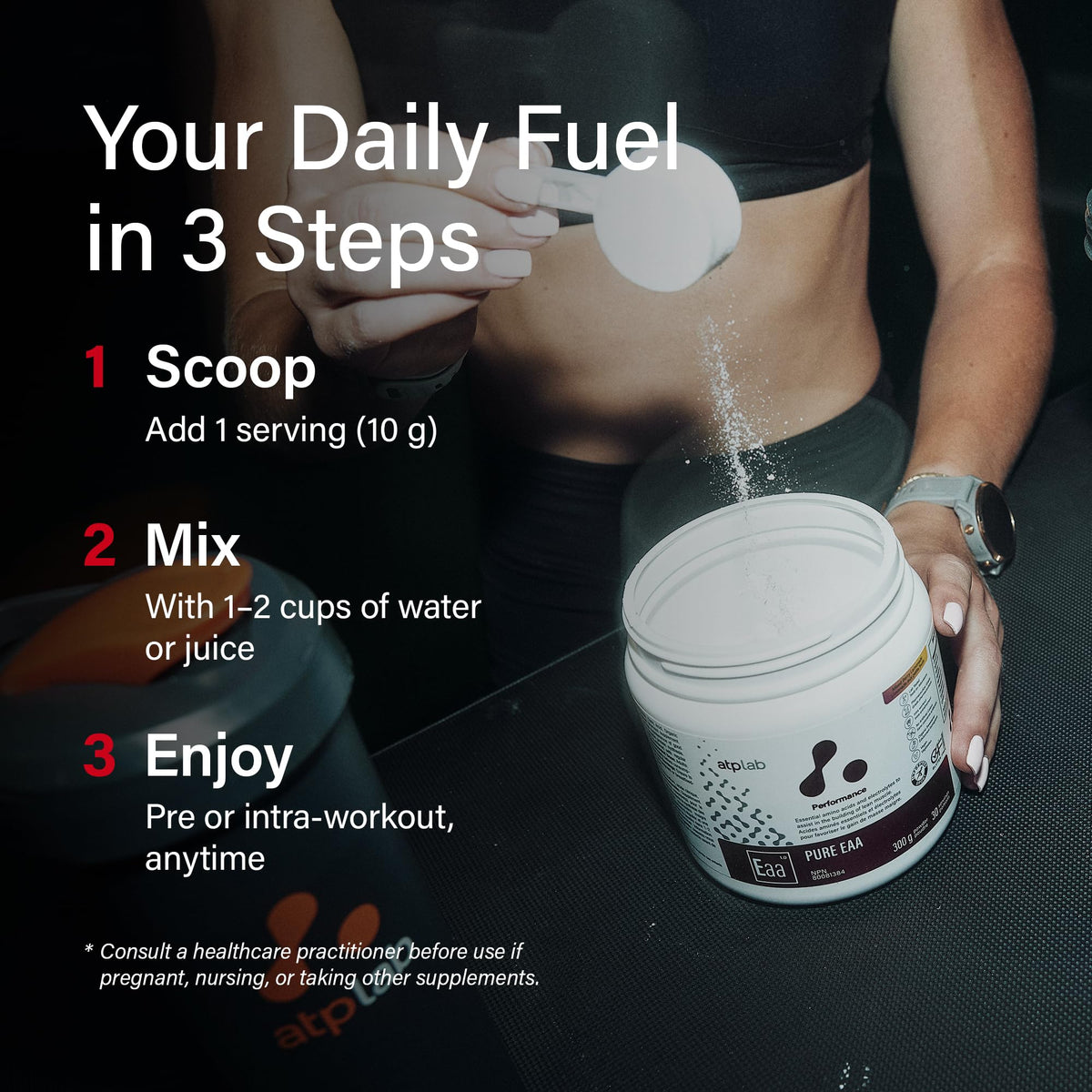 atplab Essential Amino Acids Powder, Pineapple Coconut, 300g, 30 Servings