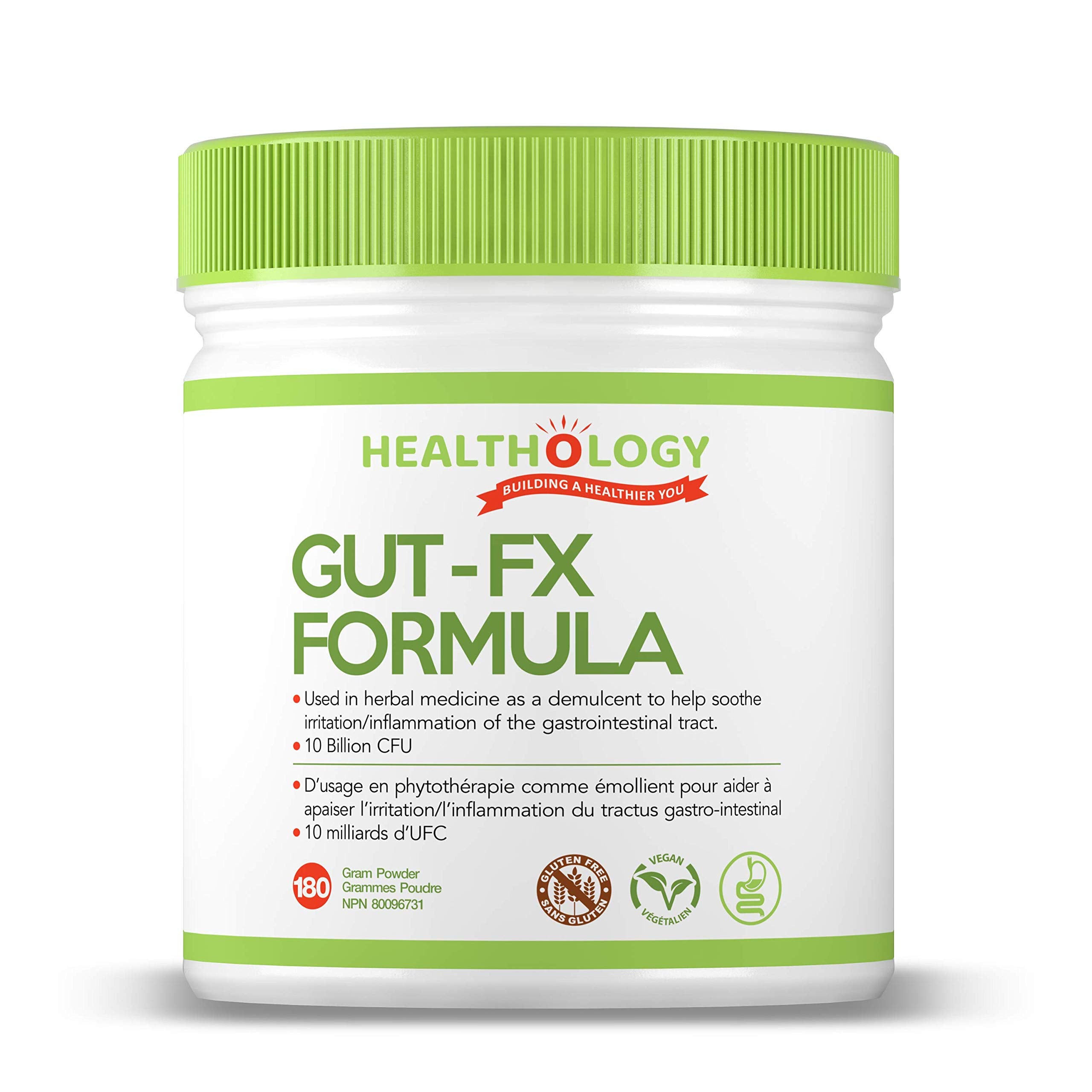 Healthology Gut-FX Formula – Gut Lining Repair & Digestive Support – Helps IBS, Leaky Gut & Bloating – 180 g Powder – Non-GMO, Gluten-Free
