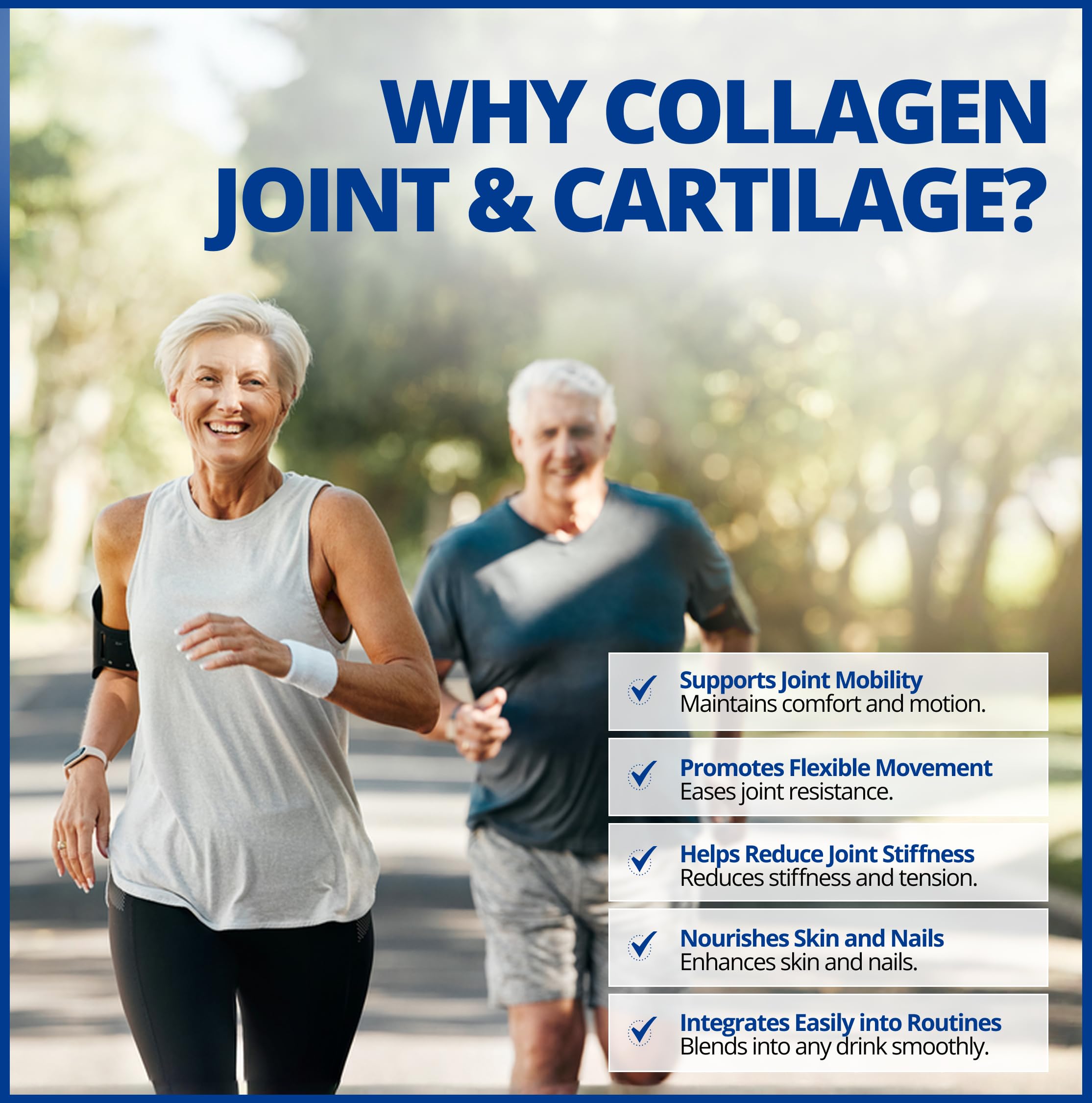 CanPrev Collagen Joint & Cartilage - 250g Powder - 50 Servings - Hydrolyzed Protein Peptides Types I & III for Joint, Bone, Skin & Nail Support - Paleo/Keto, Gluten Free, GMO Free