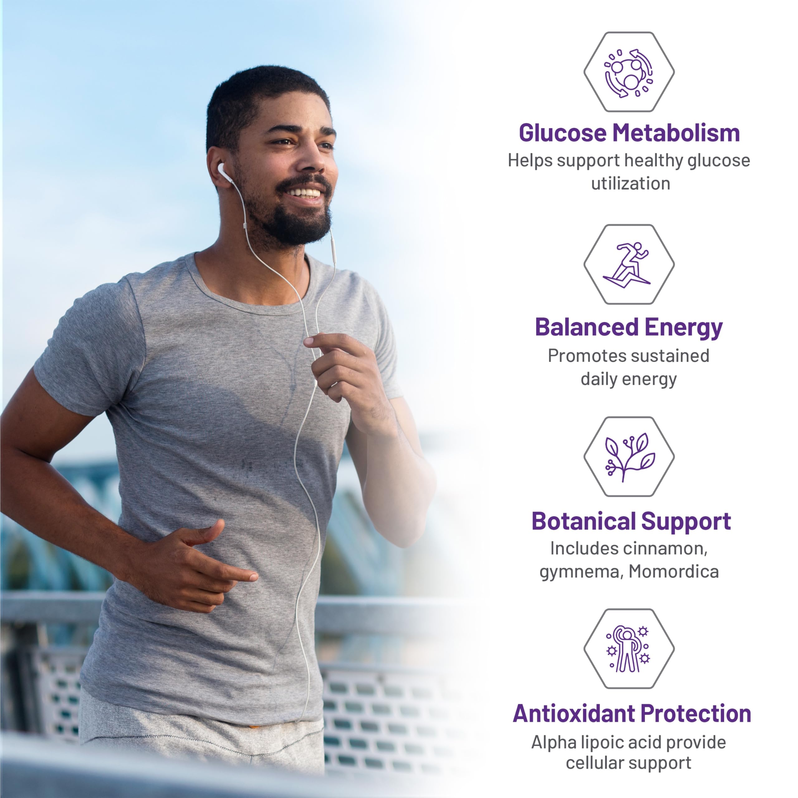 AOR Ortho Glucose II 285 mg, 90 capsules, approvisionnement de 90 jours – Soutien équilibré de la glycémie et complément pour la santé nerveuse – Végétalien et sans gluten – Picolinate de chrome pour le maintien du taux de glucose sanguin