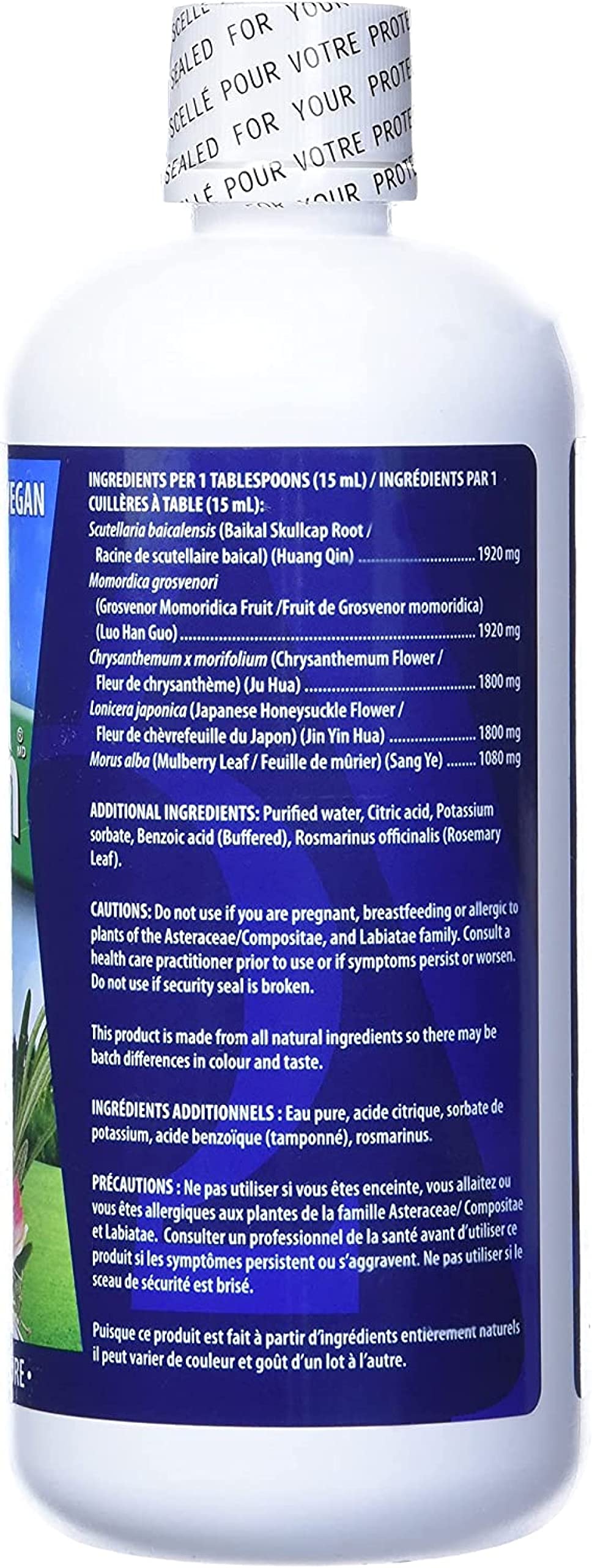 Omega Alpha Lung Flush Liquid Herbal Supplement for Respiratory Wellness, Airway Cleansing Support & Healthy Lung Function, 500ml 33 Day Supply, Vegan