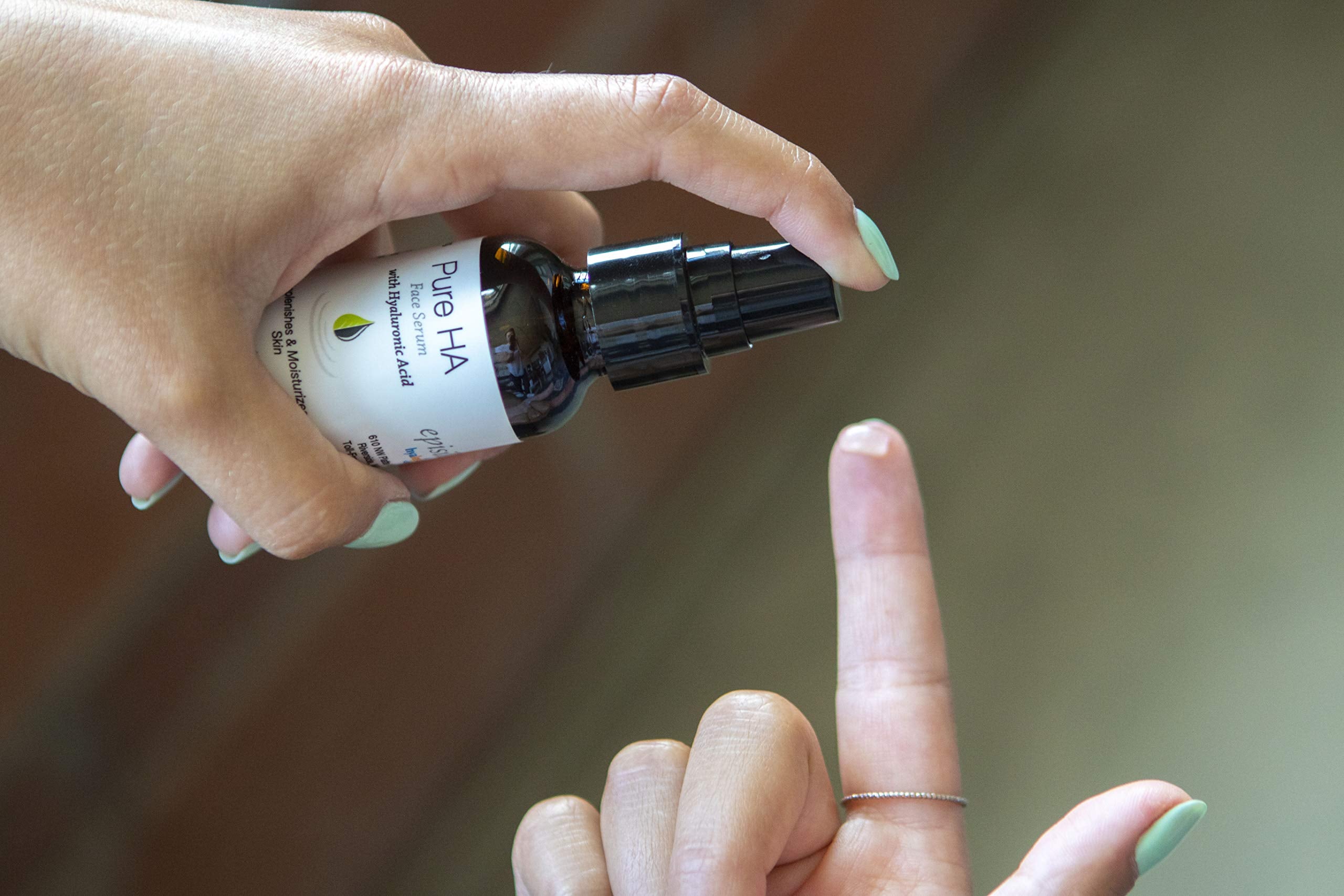 Sérum pur à l'acide hyaluronique pour le visage - Sérum naturel à l'AH de Hyalogic, formule non grasse et sans parfum