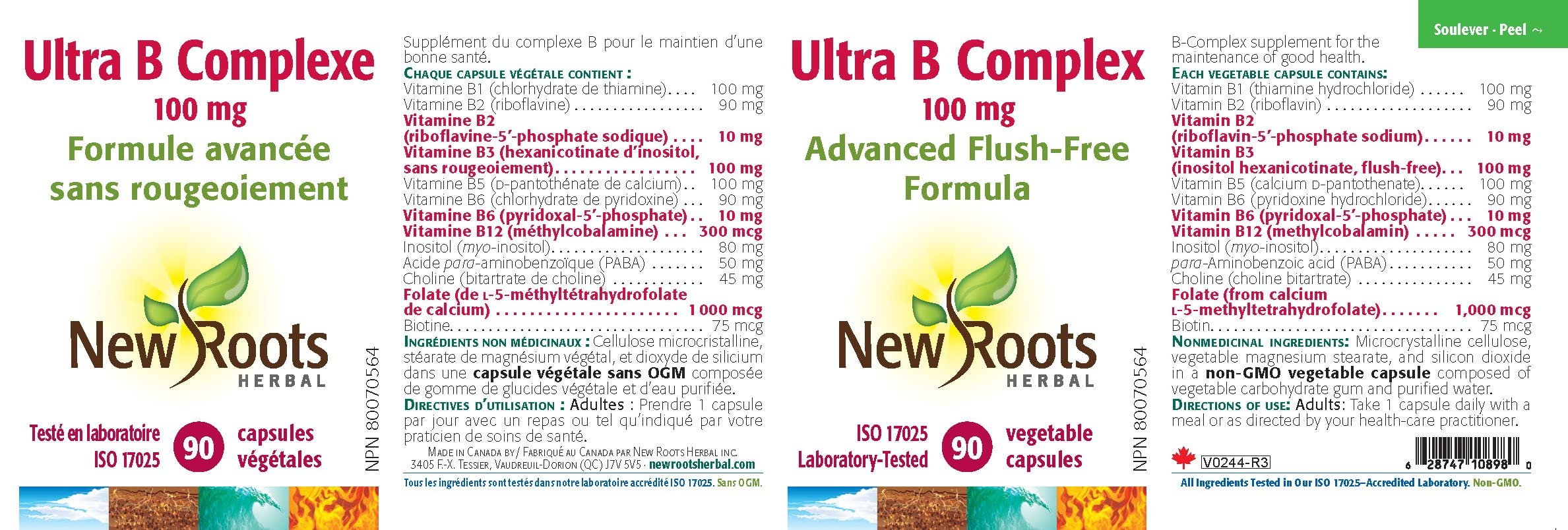 New Roots Herbal - Ultra B Complex 100mg