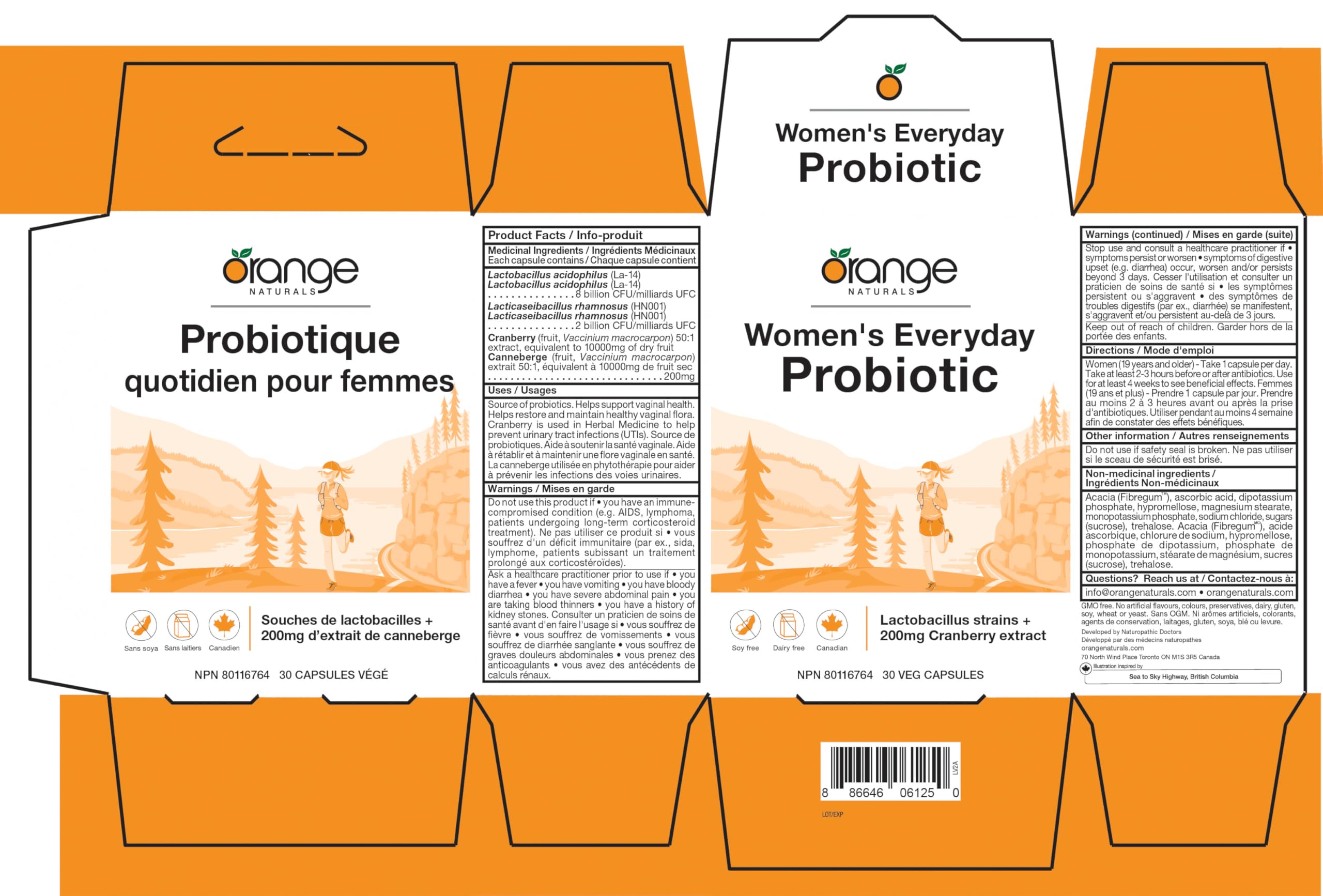 Orange Naturals - Probiotic Supplement