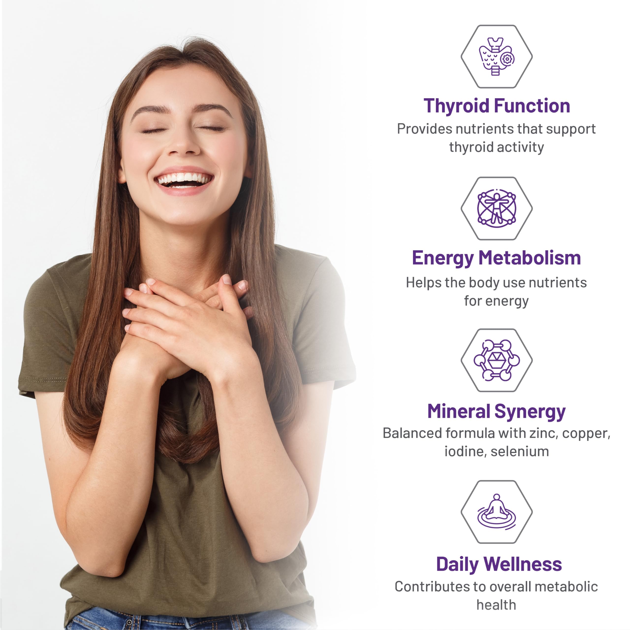 AOR - Thyro Support - 90 gélules - Soutien de la fonction thyroïdienne
