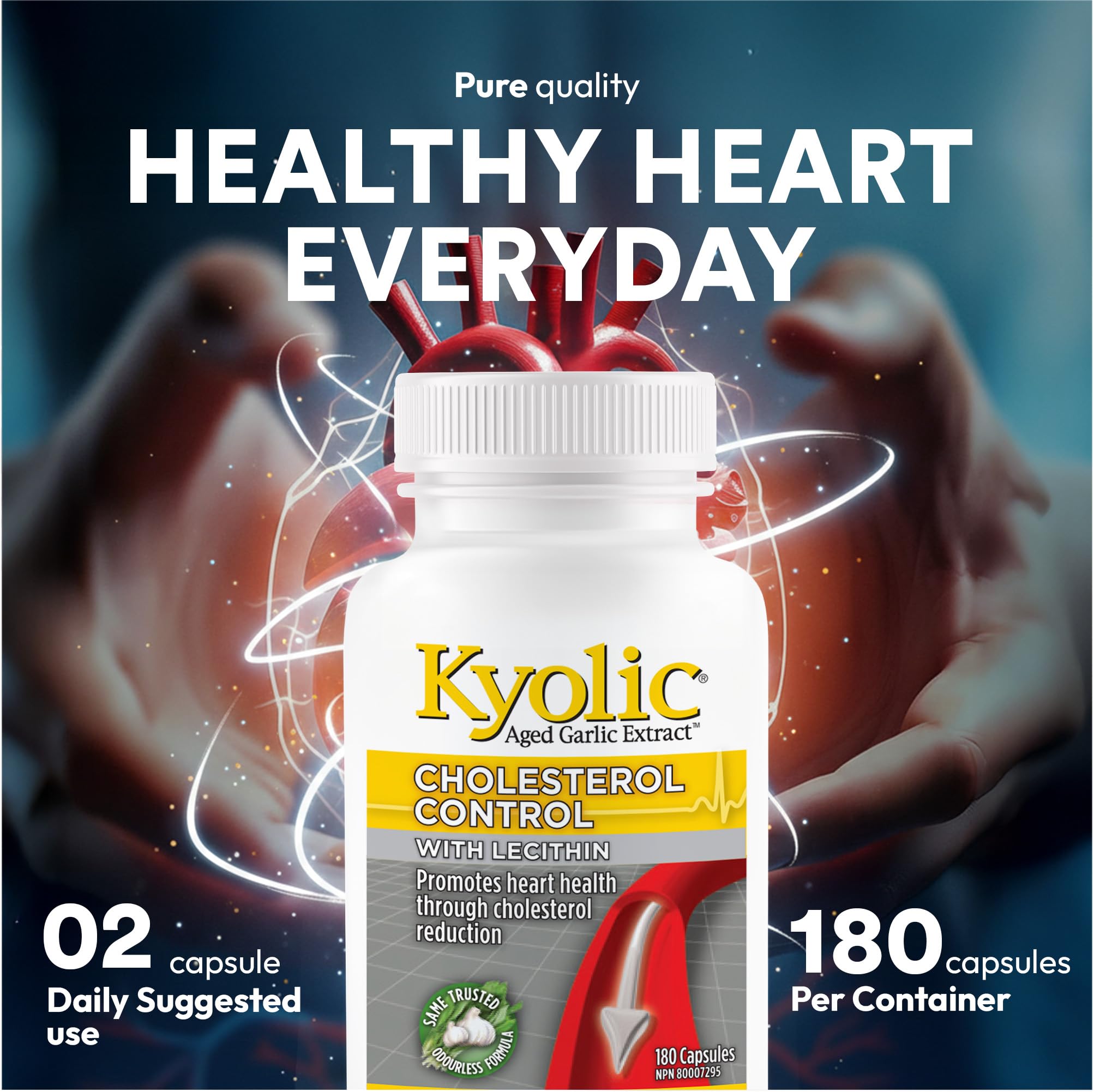 Kyolic - Contrôle du cholestérol avec lécithine