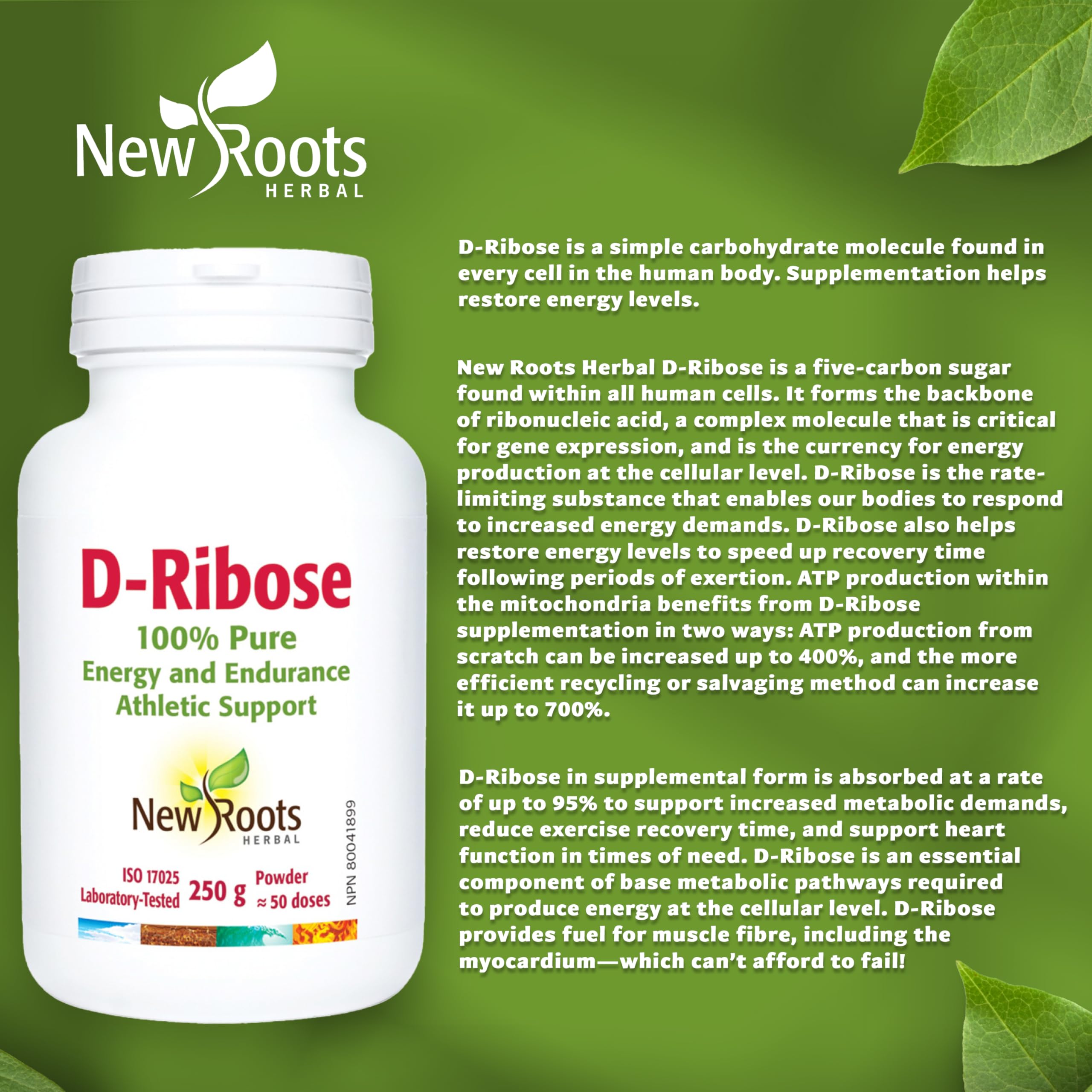 New Roots Herbal - D-Ribose