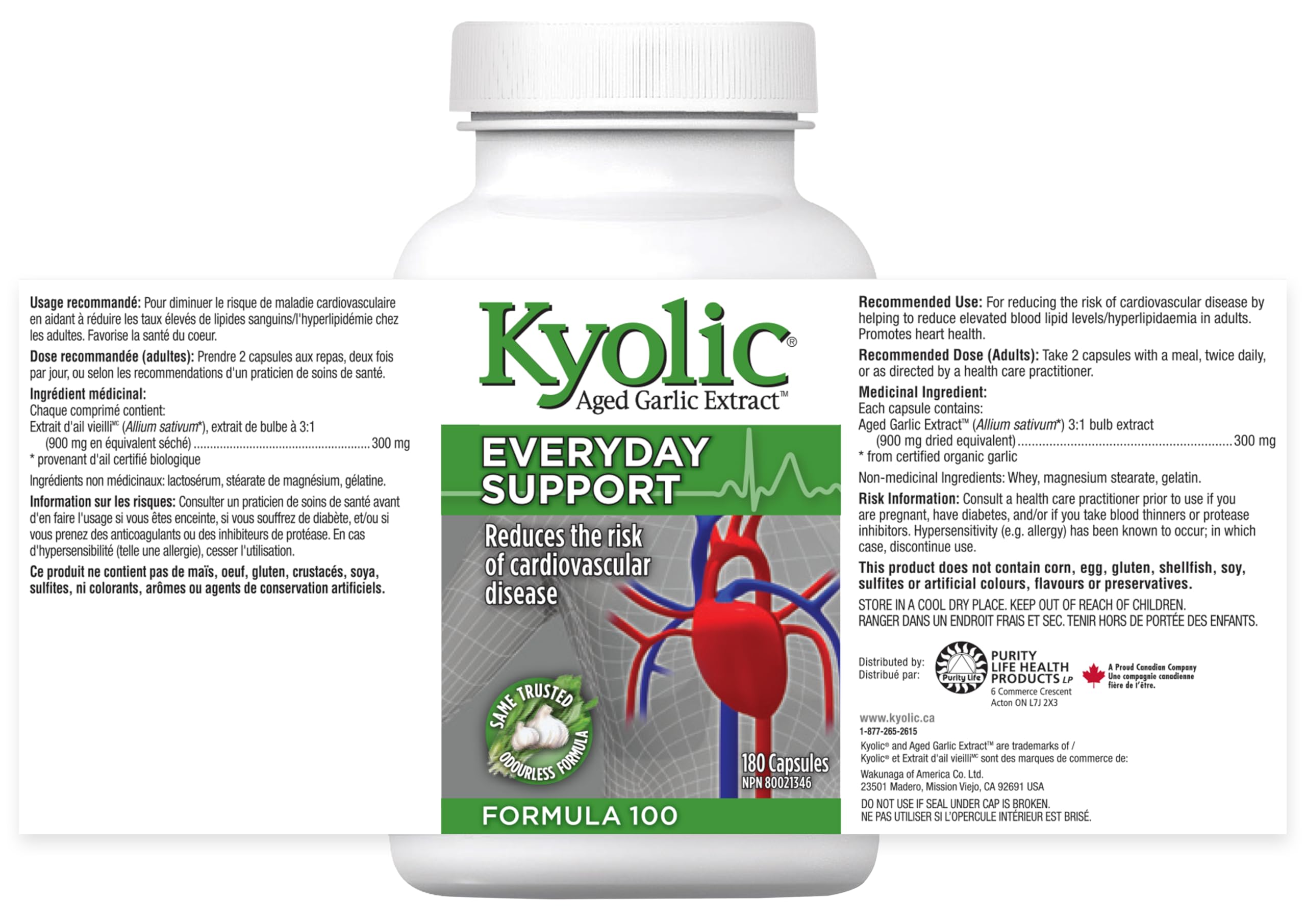 Kyolic - Formula 100 Everyday Support 300mg