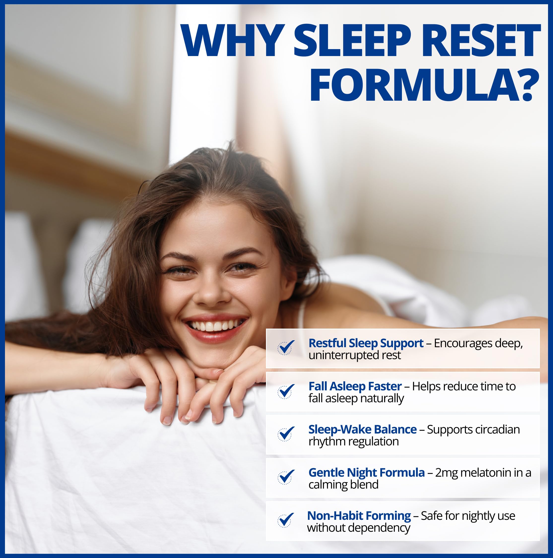 CanPrev Melatonin Sleep-Reset, 90 V-Caps 90-Day Supply - Includes GABA, L-Theanine, Lemon Balm & Valerian - Sleep Support Supplement - Promotes Relaxation and Restful Nights - Vegan Friendly