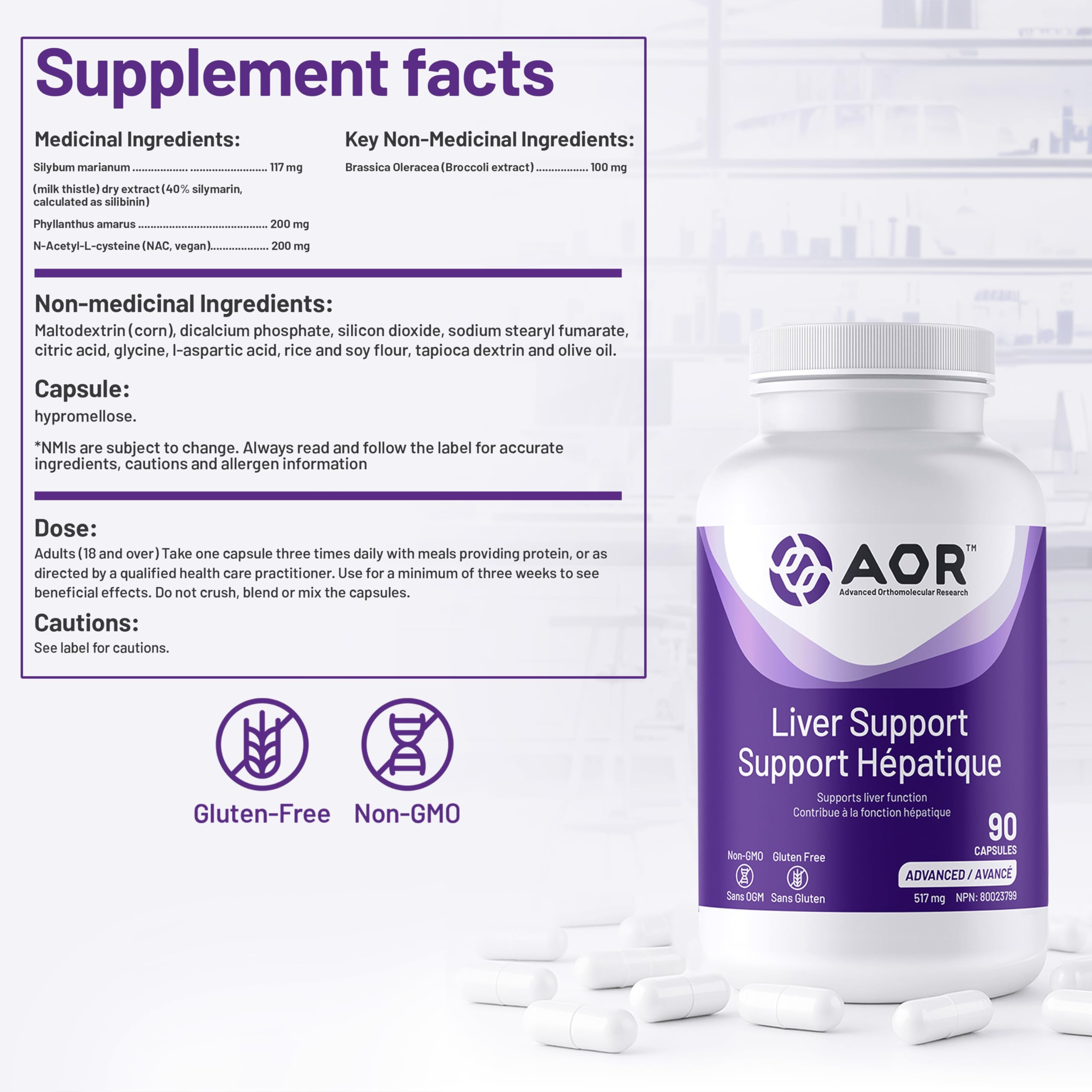 AOR Soutien hépatique 517mg