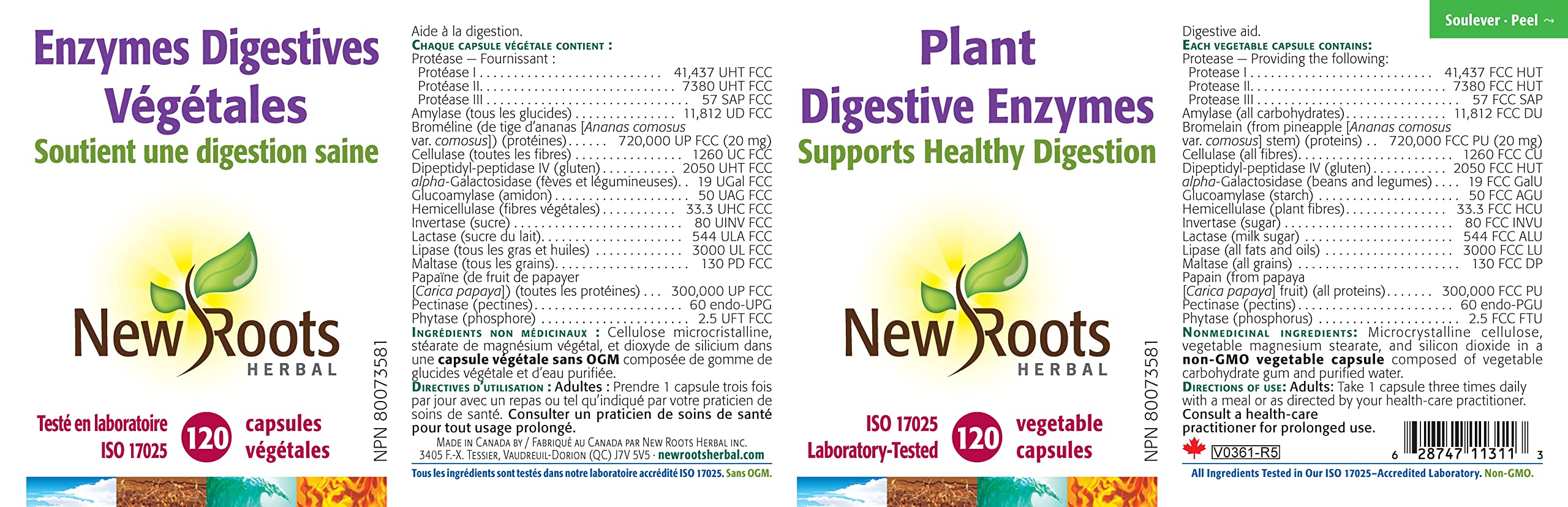 New Roots Herbal - Plant Digestive Enzymes