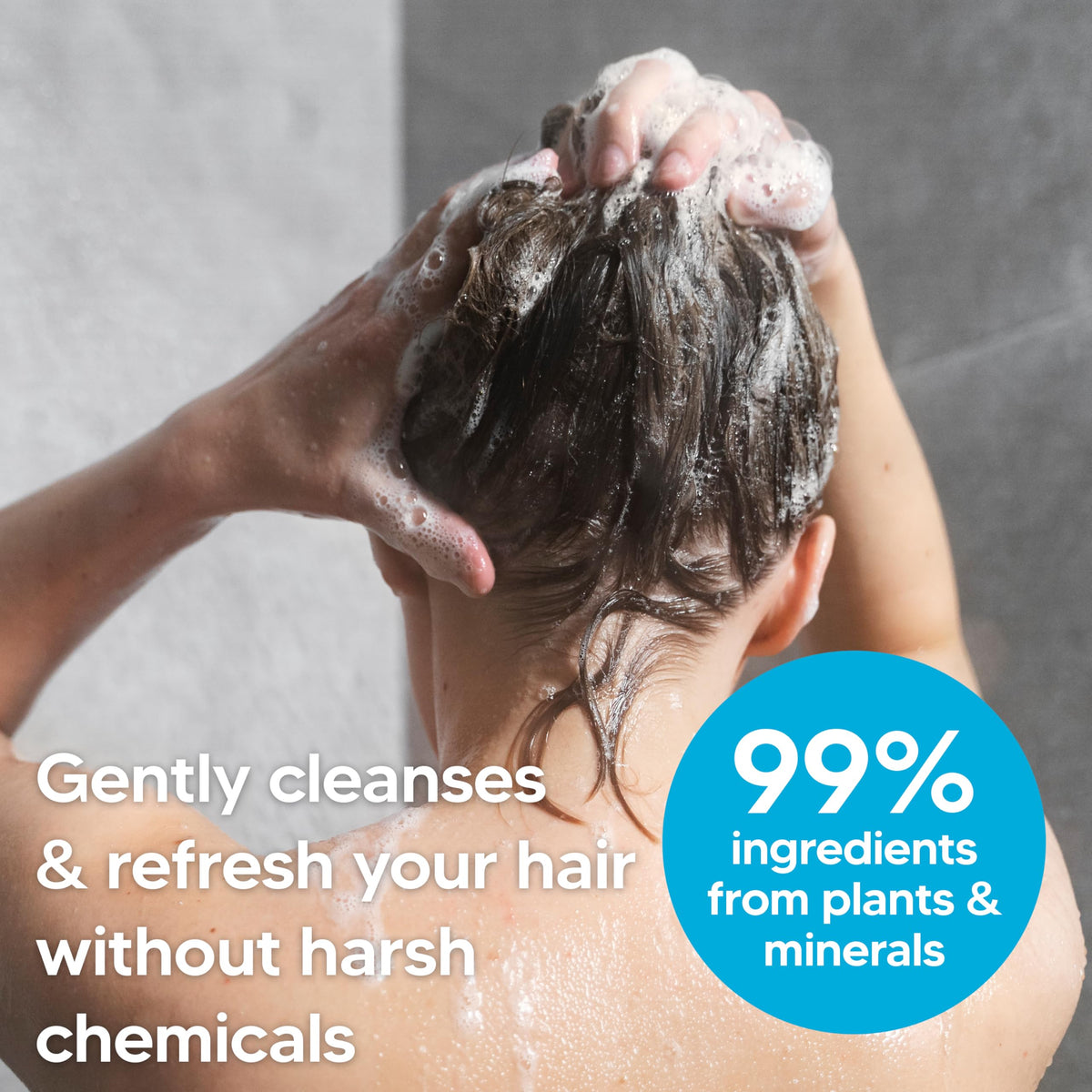 Nature Clean Pure Sensitive Shampoo, Hypoallergenic, Fragrance Free, Sensitive, Dermatologist Tested, 300 ml,10 Oz