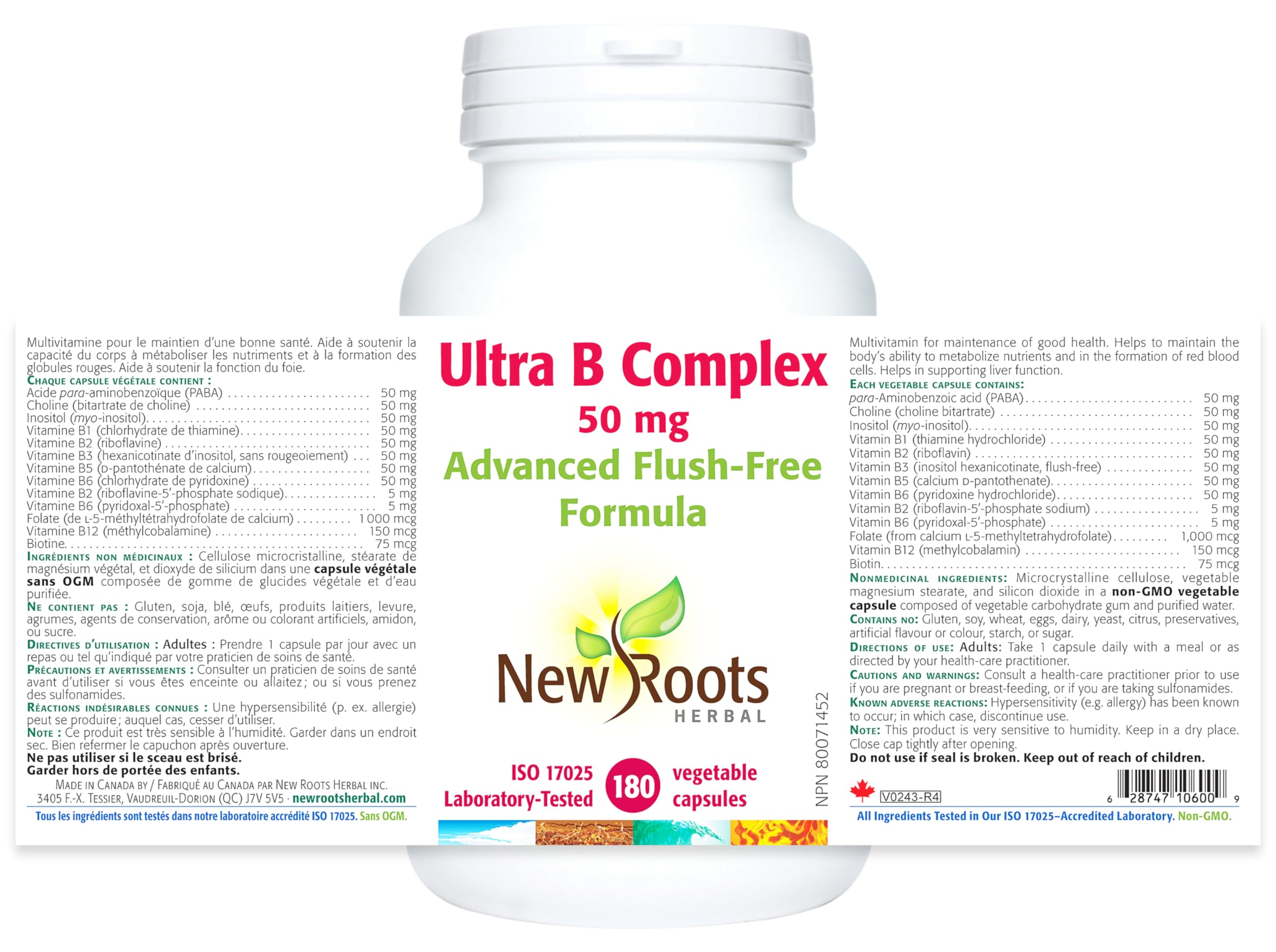 New Roots Herbal - Ultra B Complex 50 mg