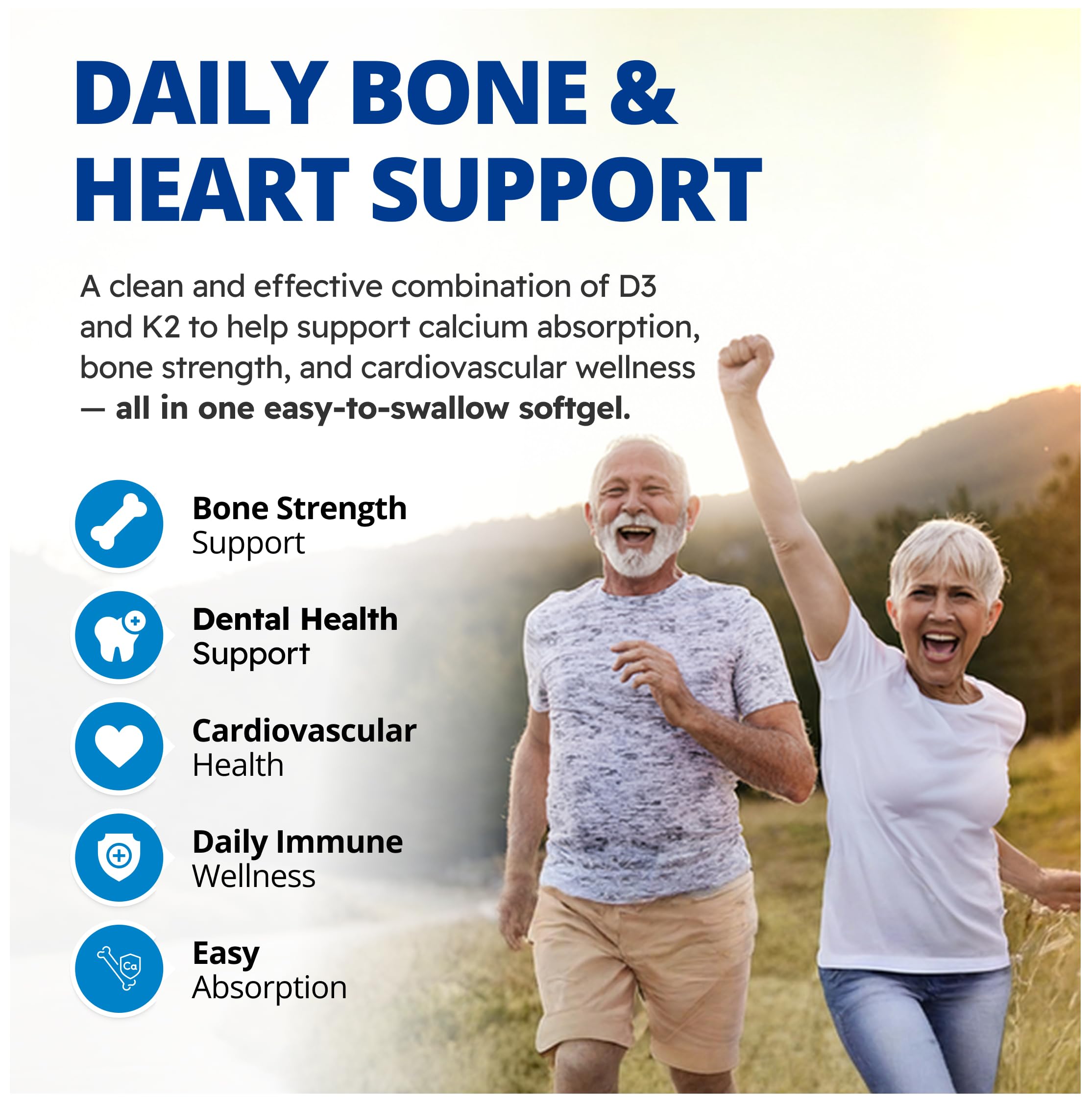 CanPrev D3 & K2 - Huile de coco biologique l Aide à la formation et au maintien de la santé osseuse l Avec vitamine D3 et K2