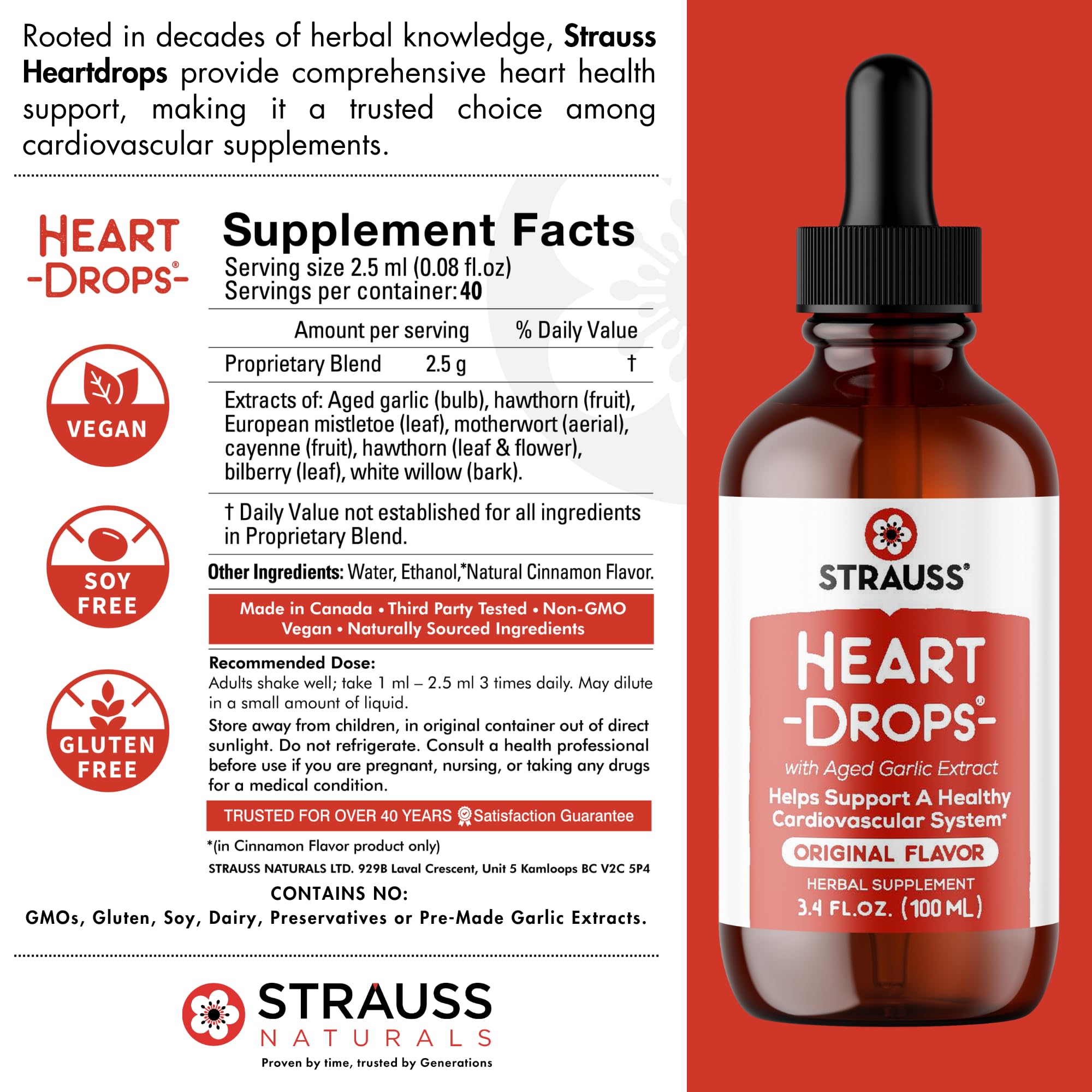 Strauss Naturals Heartdrops