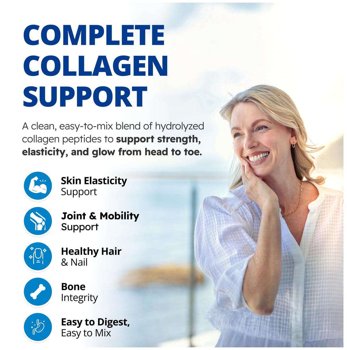 CanPrev Collagen Powder, Full Spectrum Peptiplus, Bovine, 250g, 50 Servings