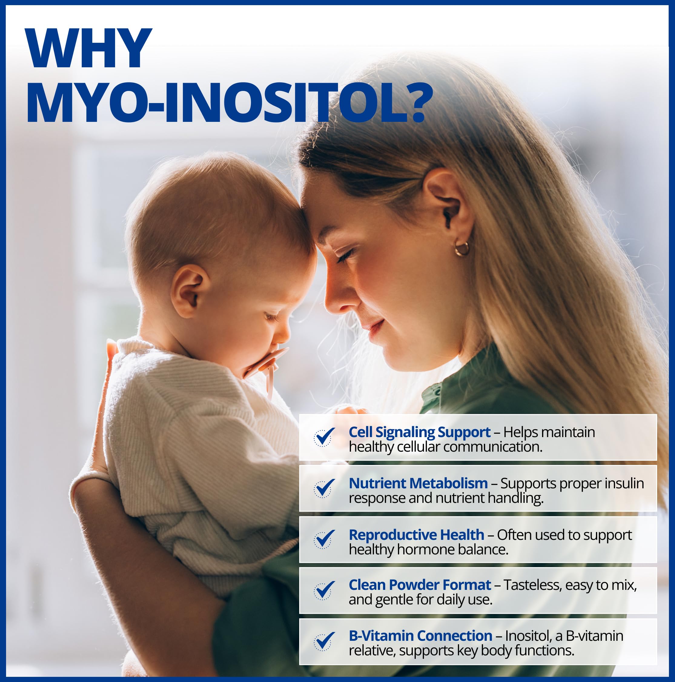 CanPrev Myo-Inositol Poudre 500g, 125 portions, Supplément SOPK pour femmes, Soutient le métabolisme du glucose, la fonction ovulatoire, la santé et le bien-être cellulaire
