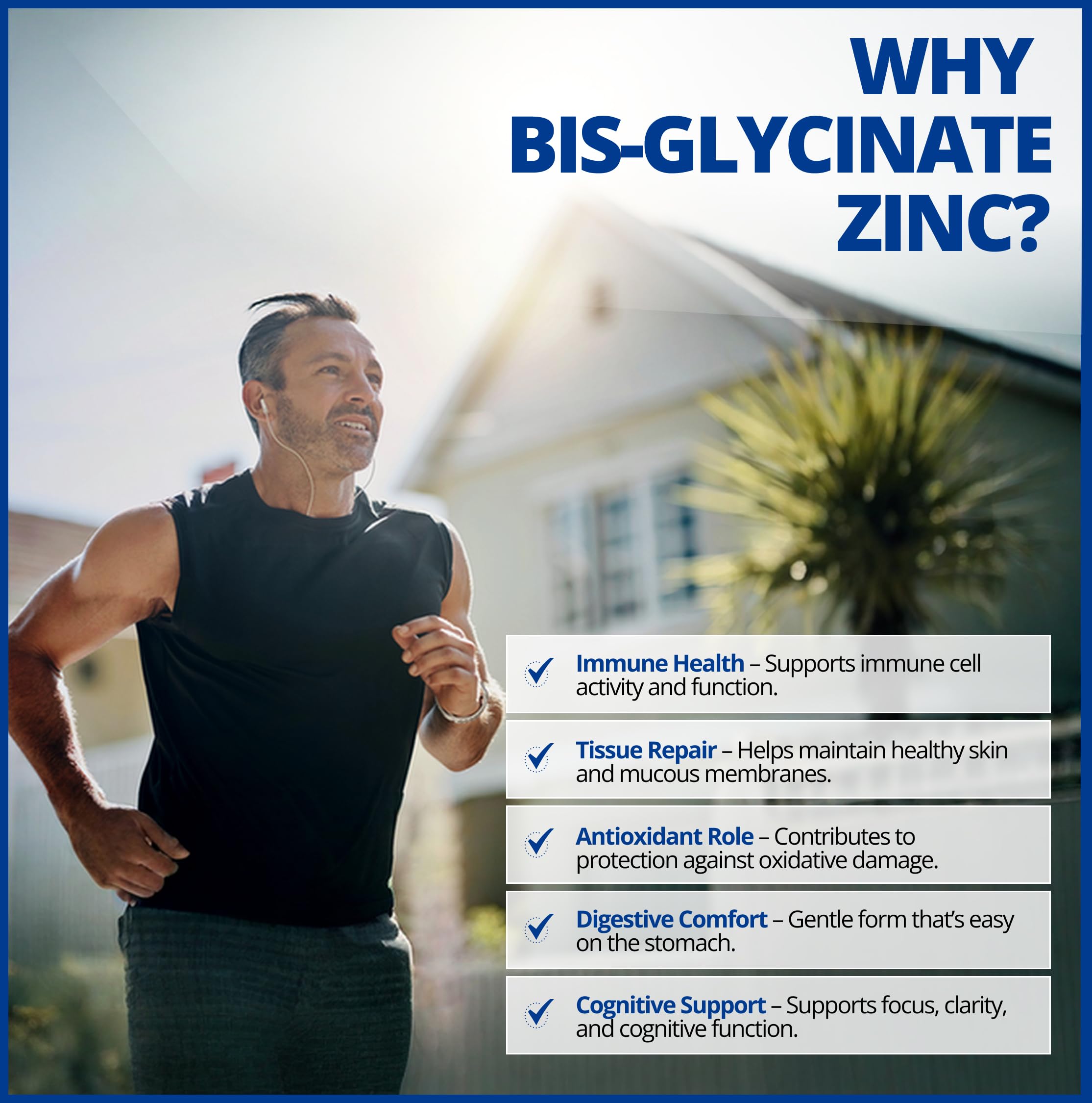 CanPrev Zinc Bis-Glycinate 25mg de zinc élémentaire pur par capsule - Produits de Santé Naturels
