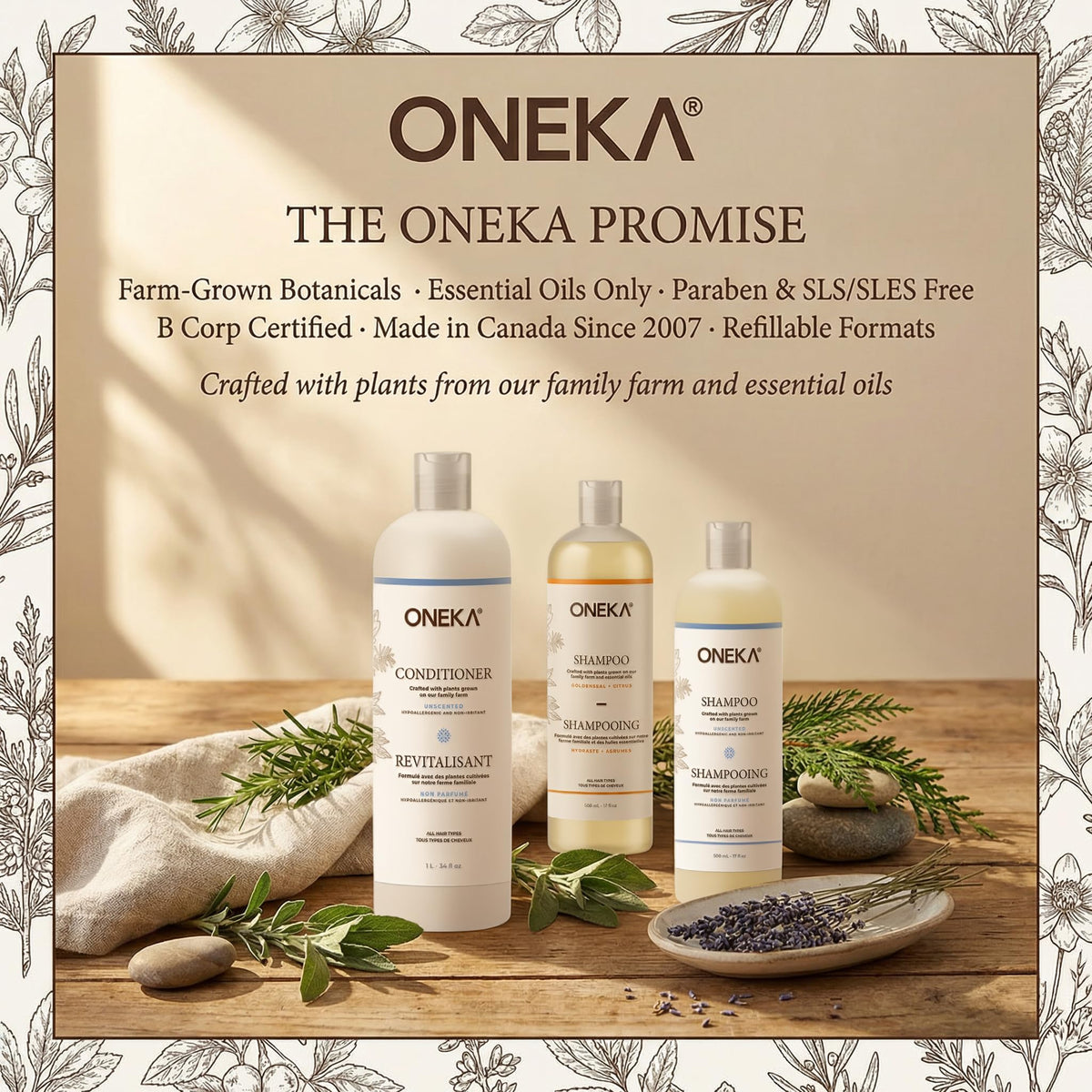 ONEKA Shampoo, 500 ML