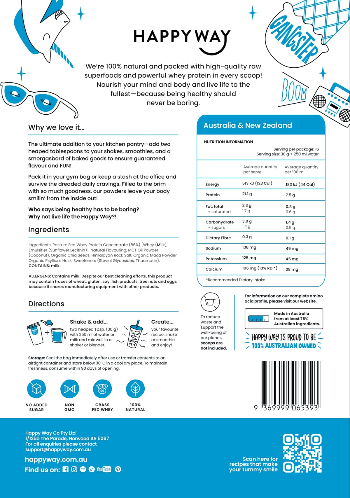 Happy Way Whey Protein Powder