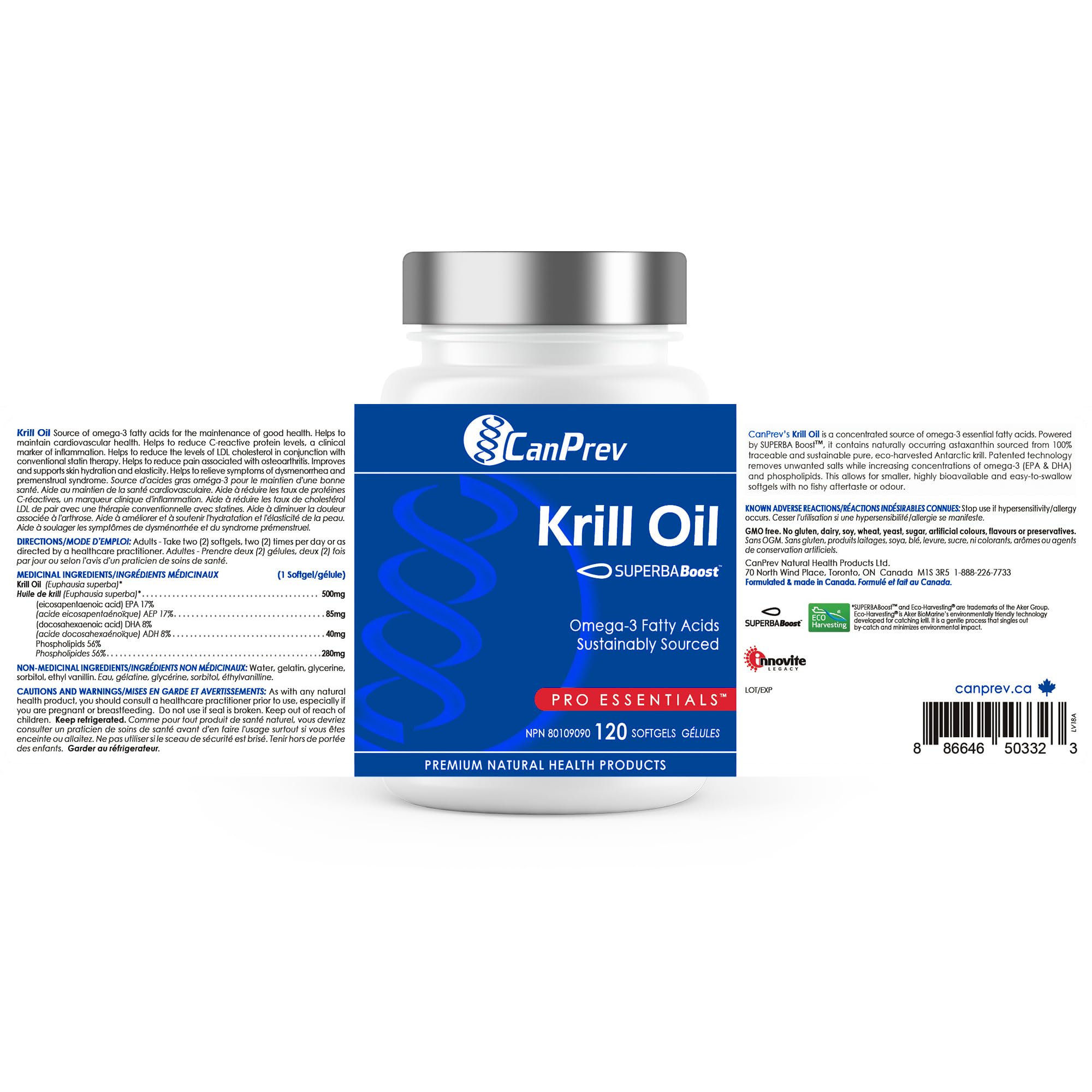CanPrev - Huile de krill SUPERBABoost
