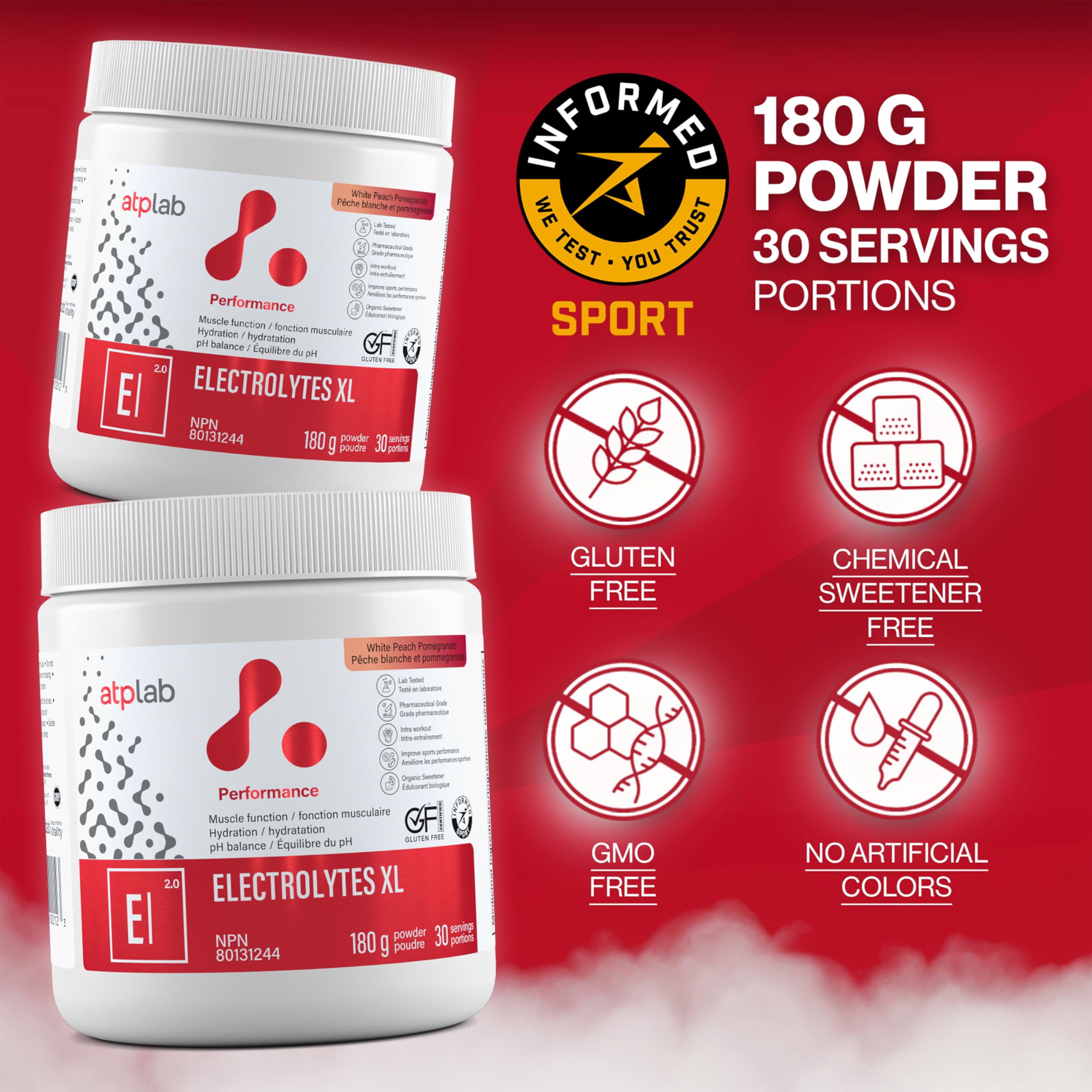 ATP LAB - Électrolytes XL - 180g