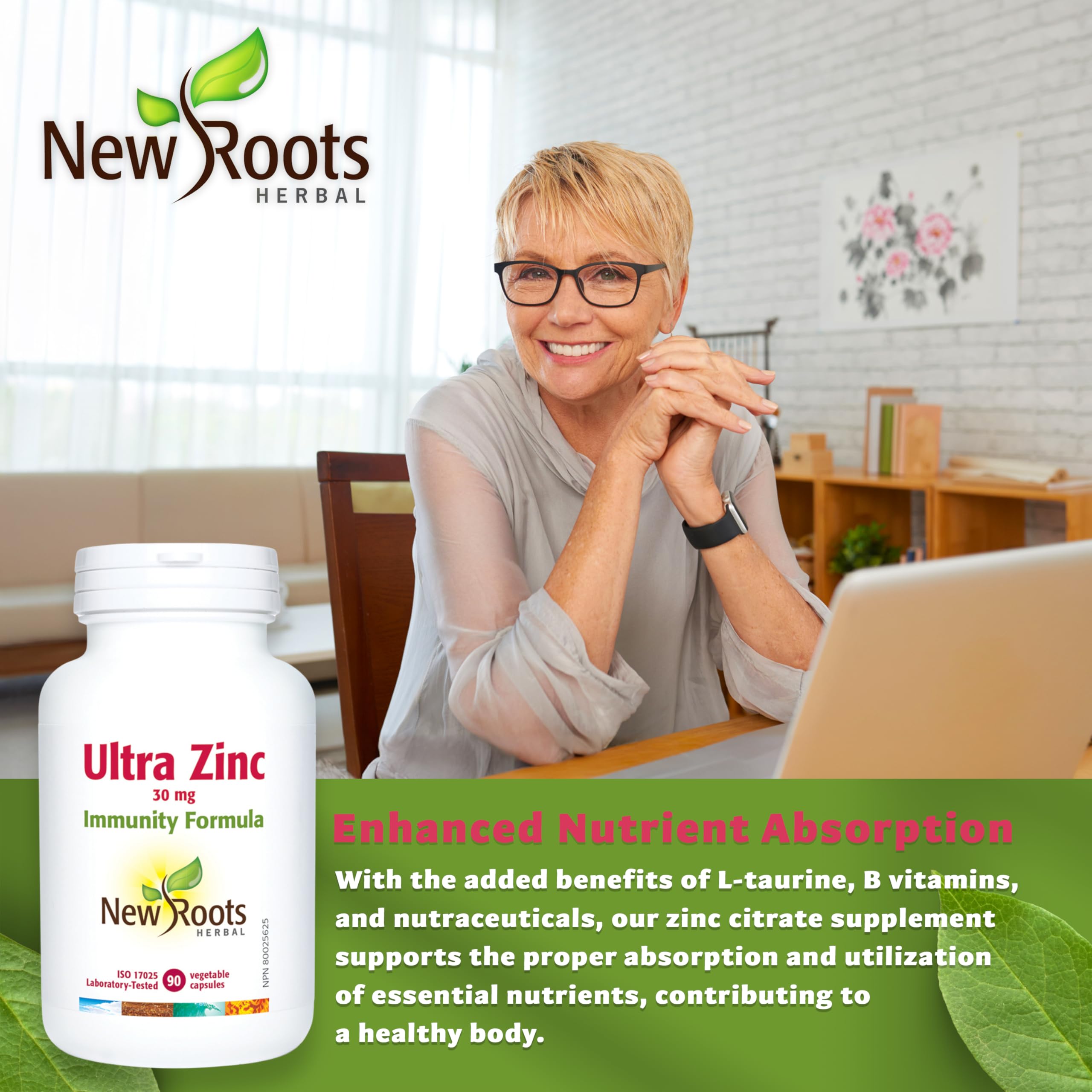 New Roots Herbal - Ultra Zinc - 90 capsules