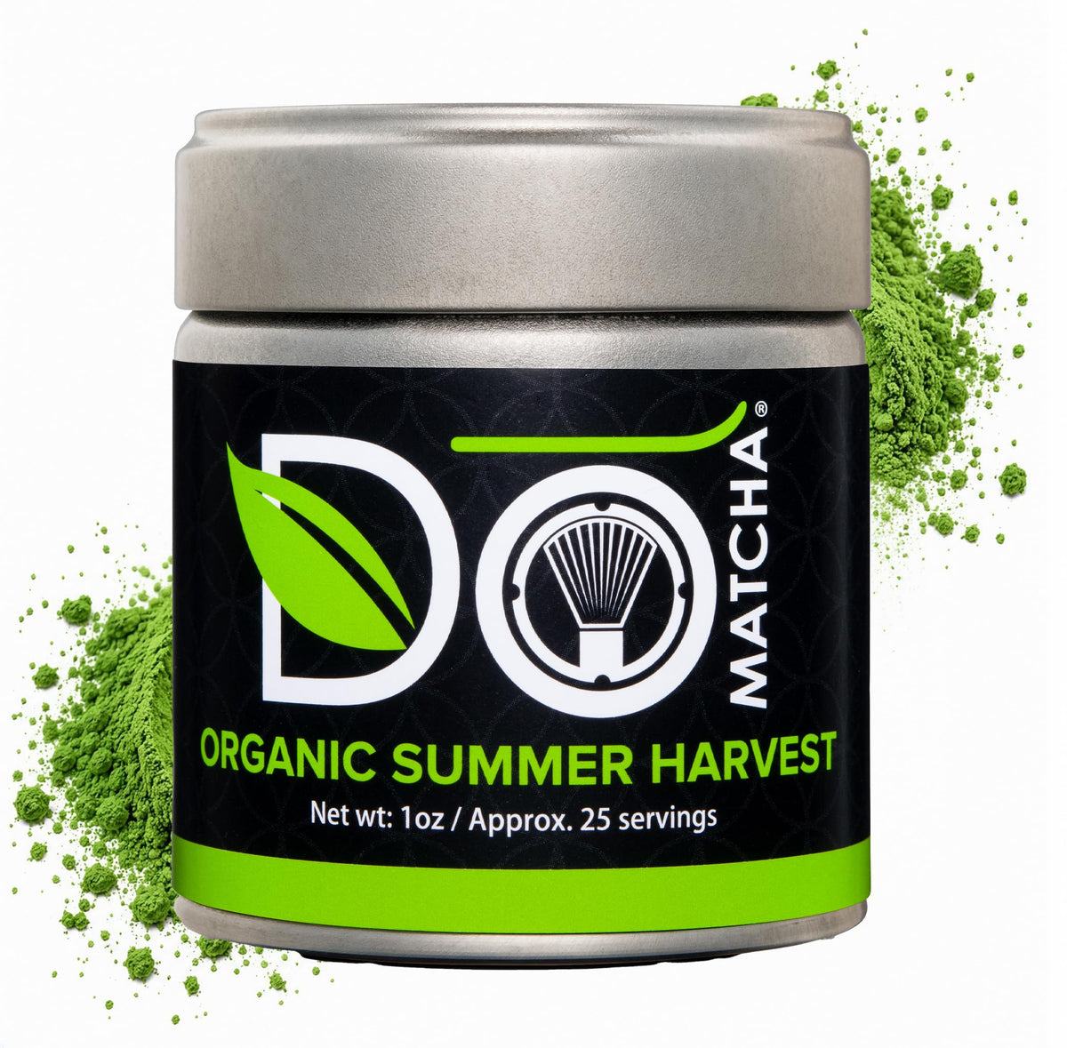 DoMatcha Uji Organic Matcha Green Tea Powder, Ceremonial Grade, 30g Tin