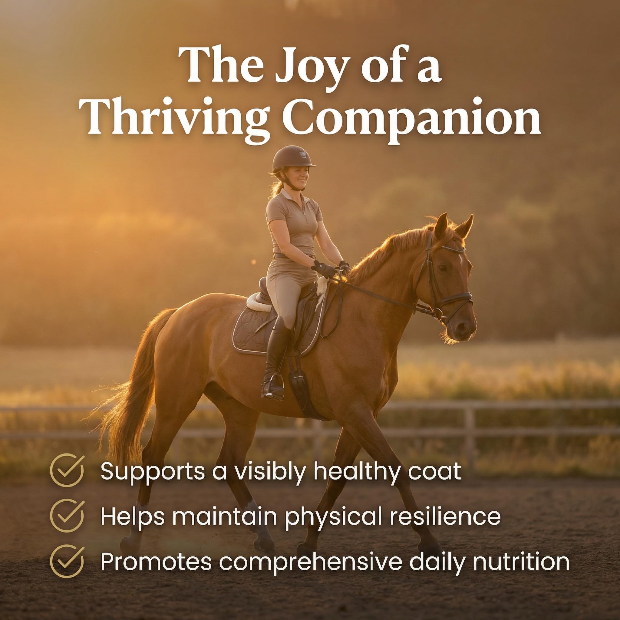 PURICA Lysine Powder for Horses, Collagen Support, Made in Canada, 800g