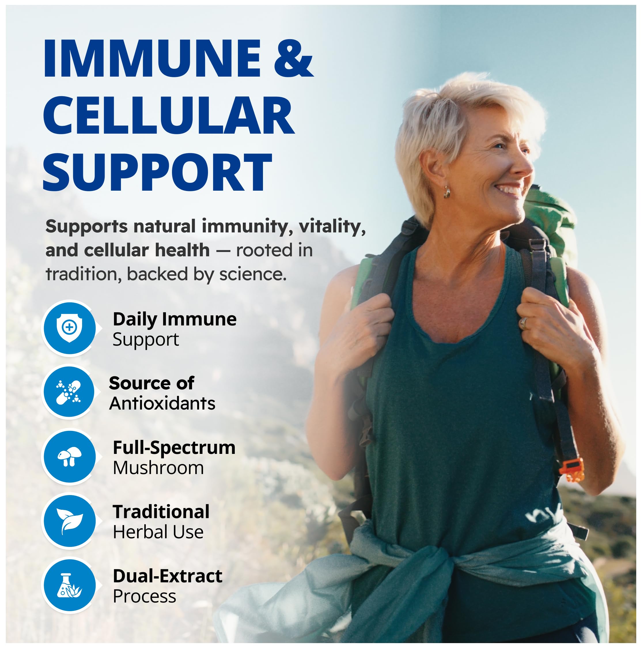 CanPrev Organic Chaga Full Spectrum 60 Veg Caps, 2-Month Supply, Wildcrafted Chaga Mushroom Extract for Daily Wellness, Cellular Protection, Balanced Digestion, Rich in Antioxidant, No GMO, Soy, Dairy