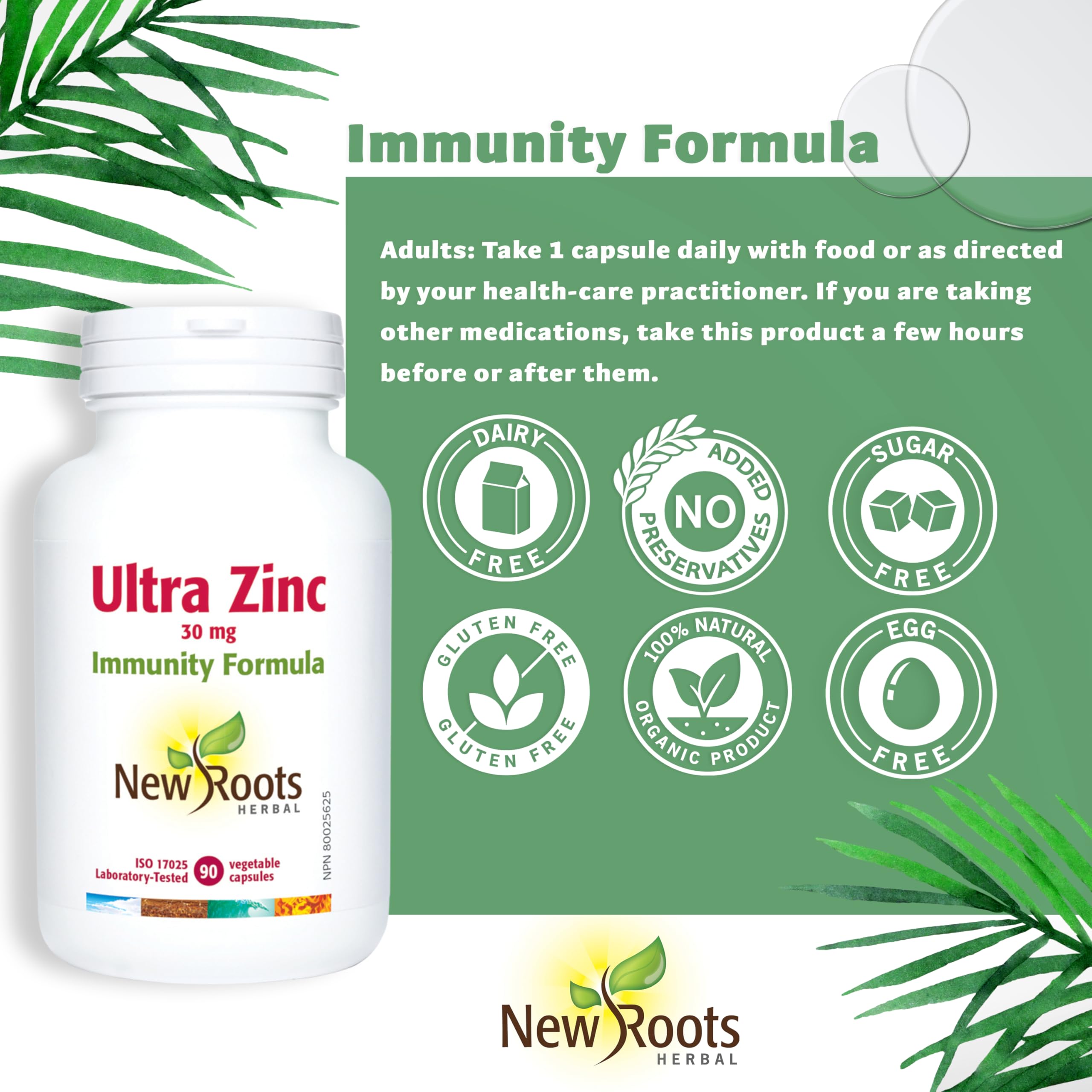New Roots Herbal - Ultra Zinc - 90 capsules