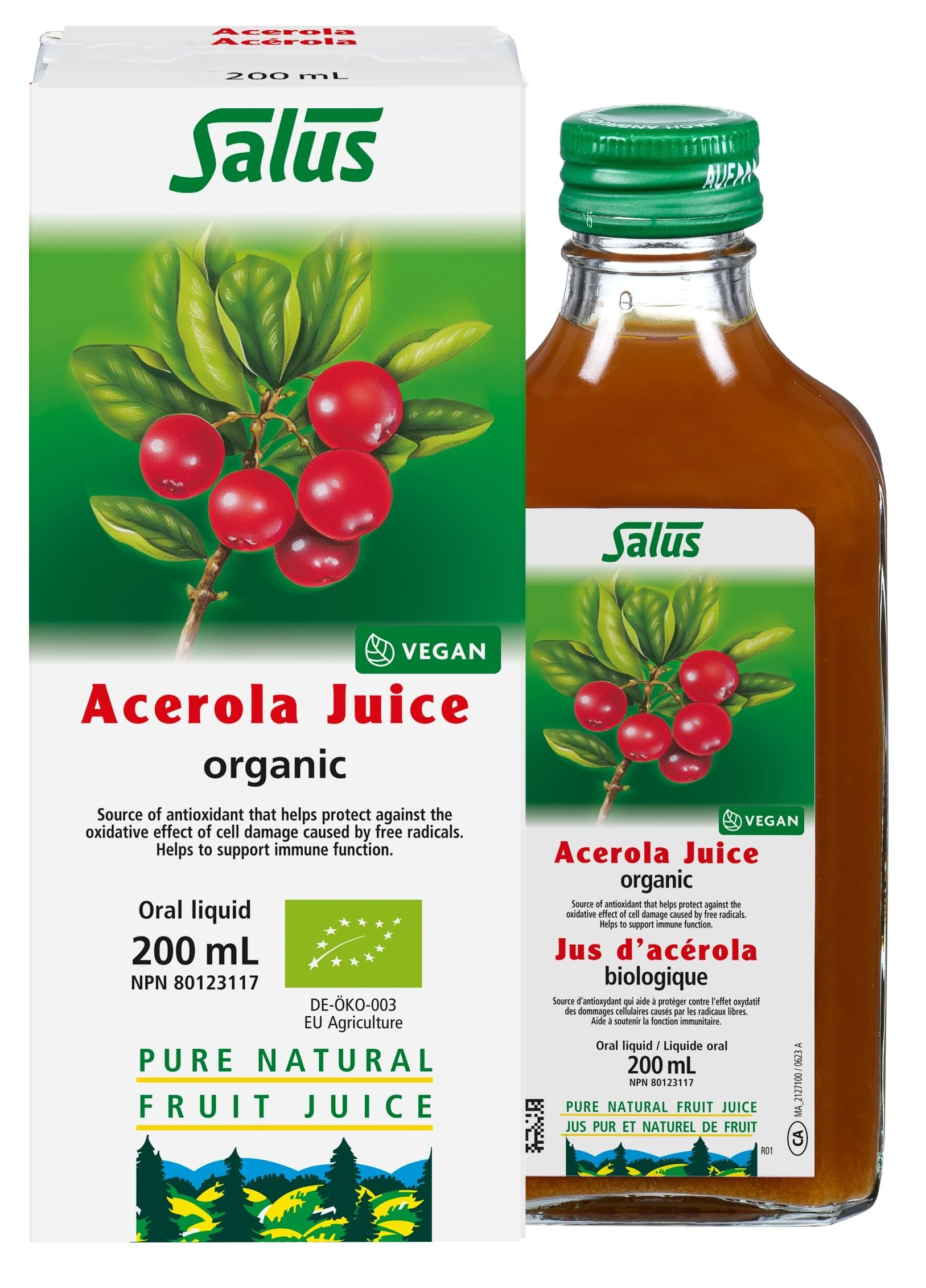 Salus Acerola Fresh Plant Juice 200ml