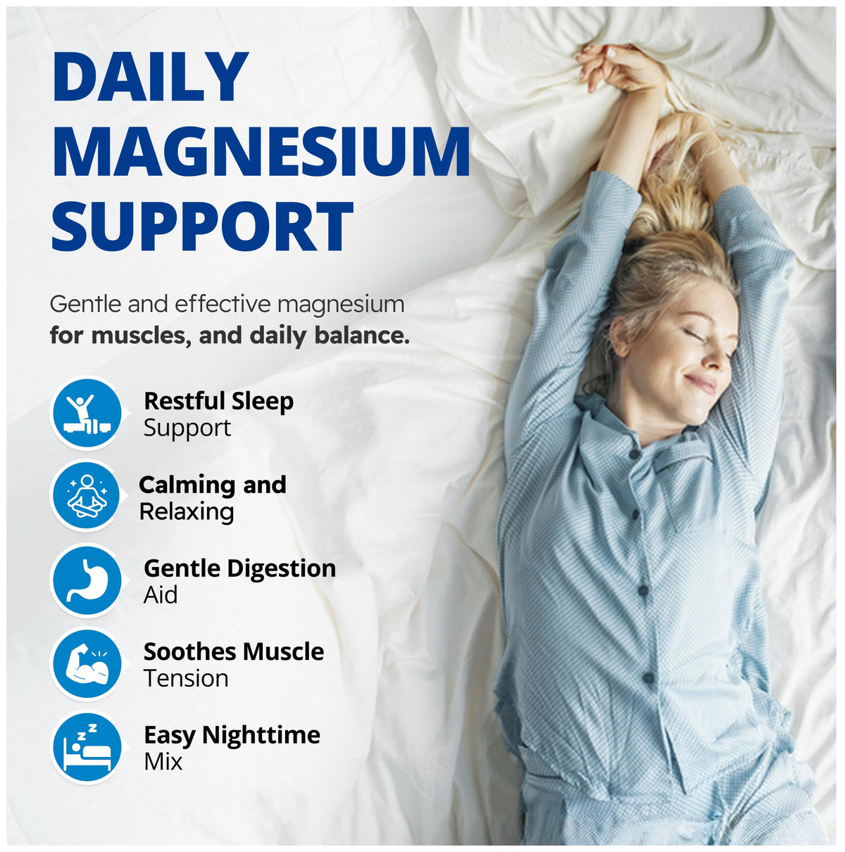 CanPrev Magnesium Bisglycinate Gentle Powder, 200mg, 120g, 120 Day Supply