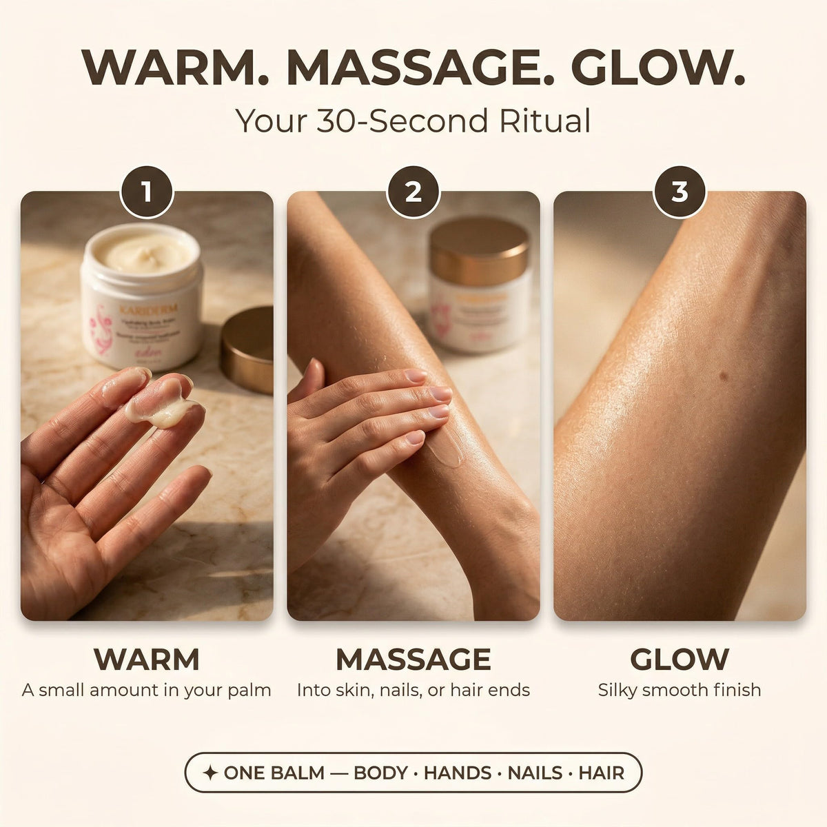 KARIDERM - Hydrating Body Balm, 120 ml