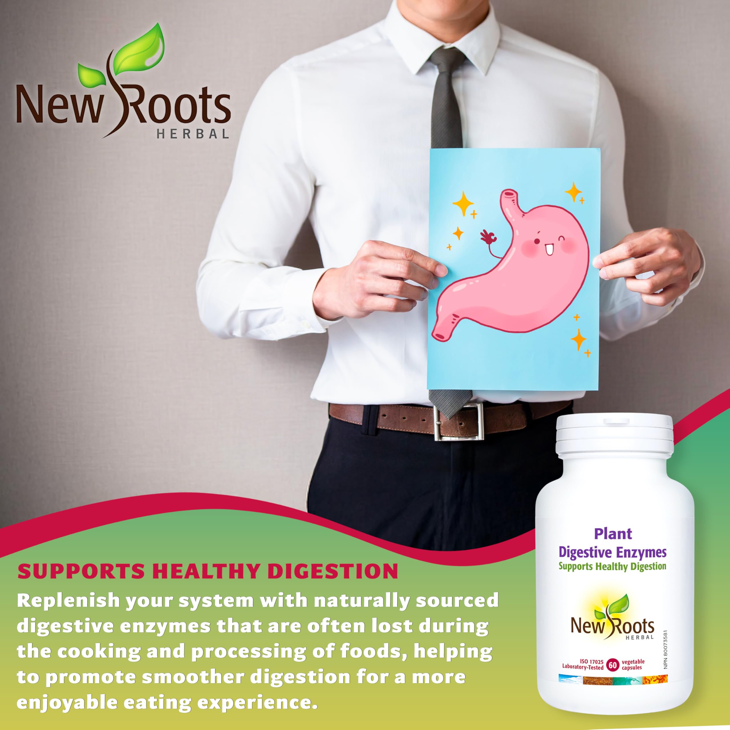 New Roots Herbal - Plant Digestive Enzymes