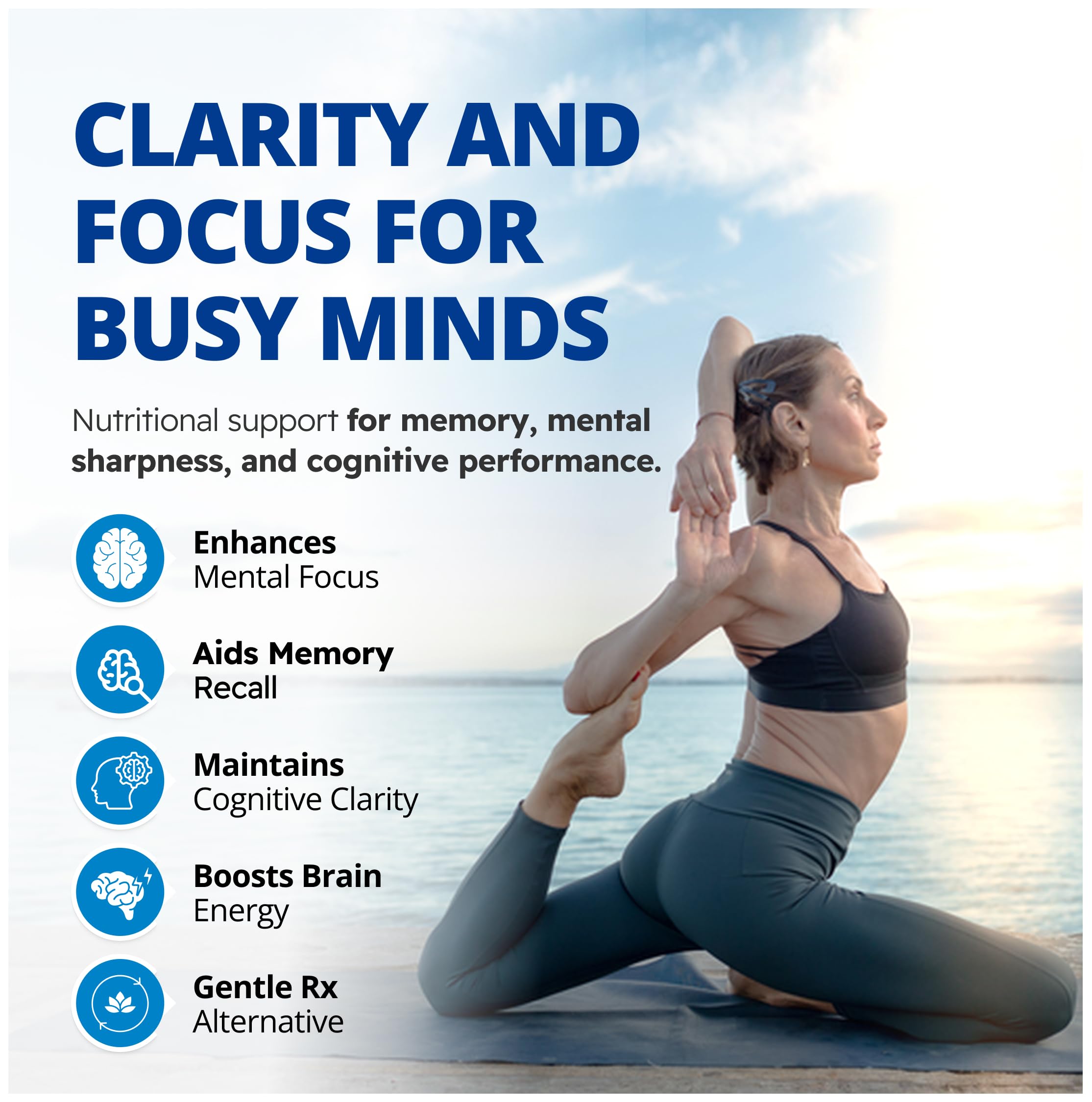 CanPrev Mind-Pro Formule 120 gélules molles, cure de 30 jours – Mélange spécialement conçu avec phosphatidylsérine, ALA, ginkgo, bacopa, GPC, B6, B12 et acide folique, soutient la santé cérébrale, la concentration et la clarté cognitive