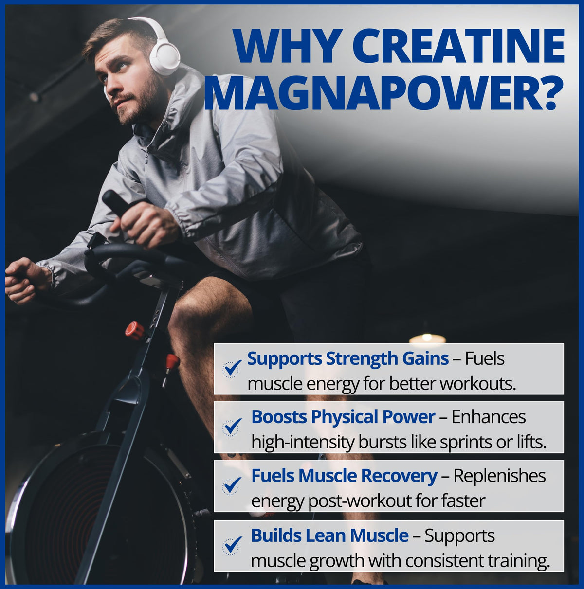 CanPrev Creatine MagnaPower Powder, 200mg Magnesium, Peachy Mango, 225g